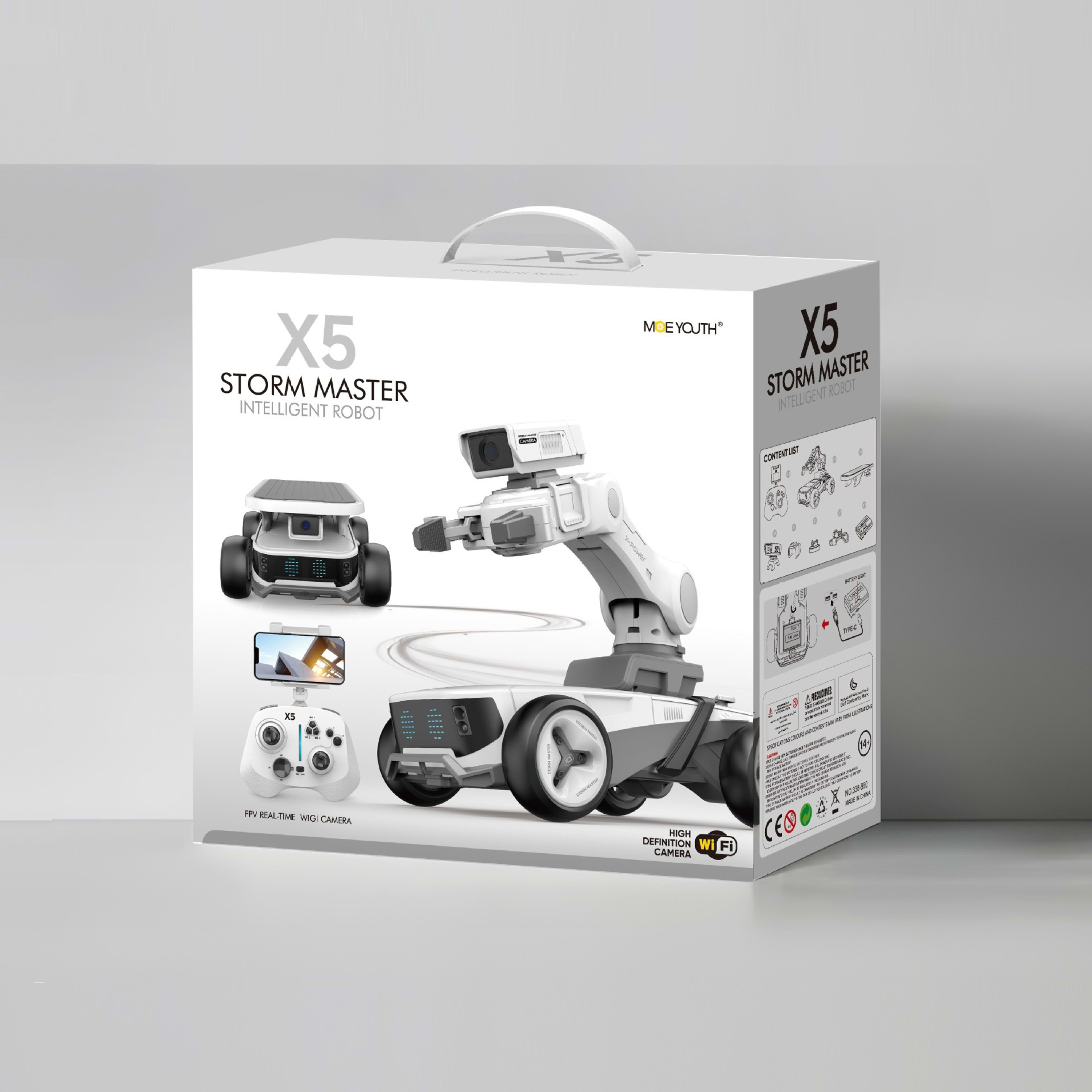X5 Intelligent Gearbox Programming Remote Control Robot 5