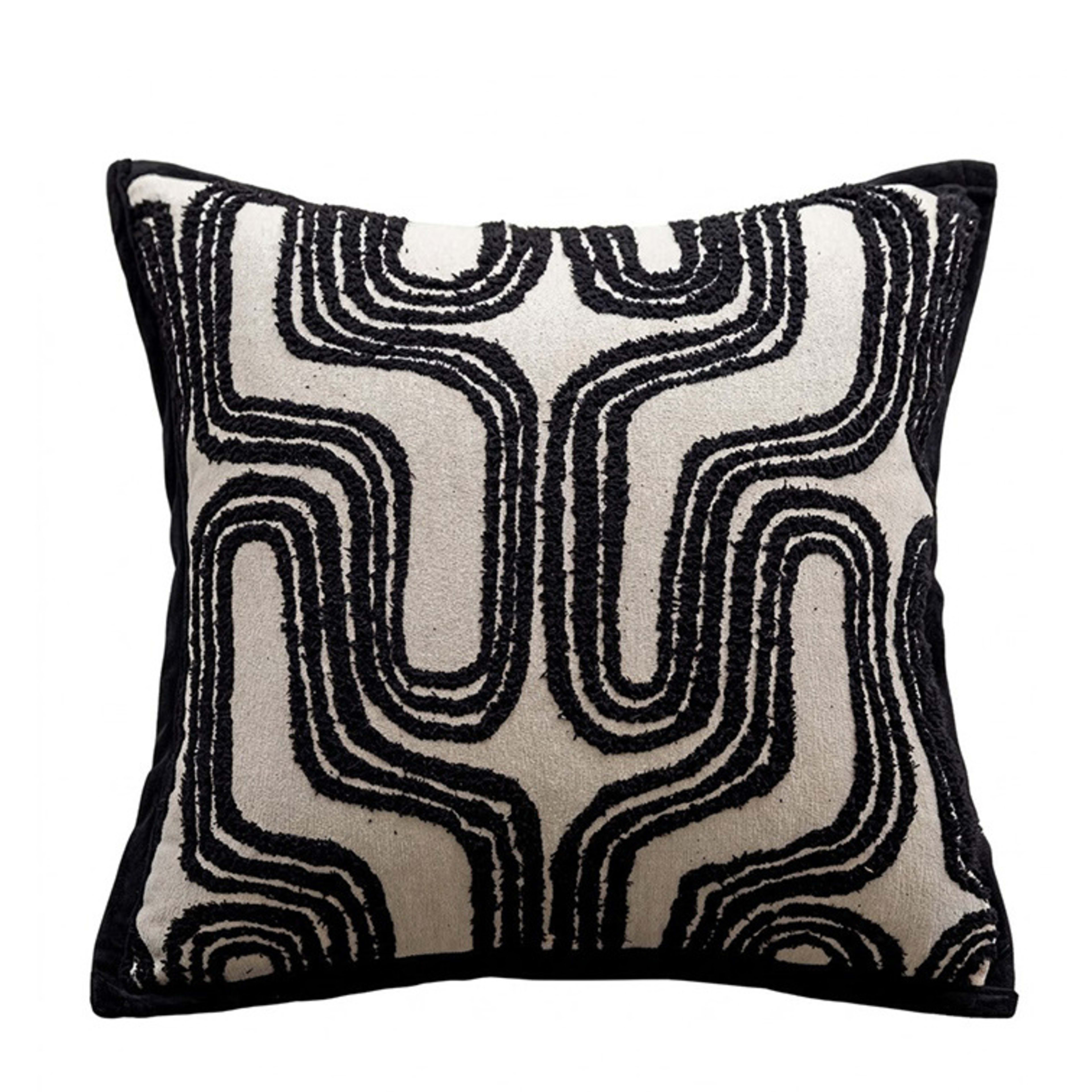 Simple Solid-color Chenille Throw Pillow 6