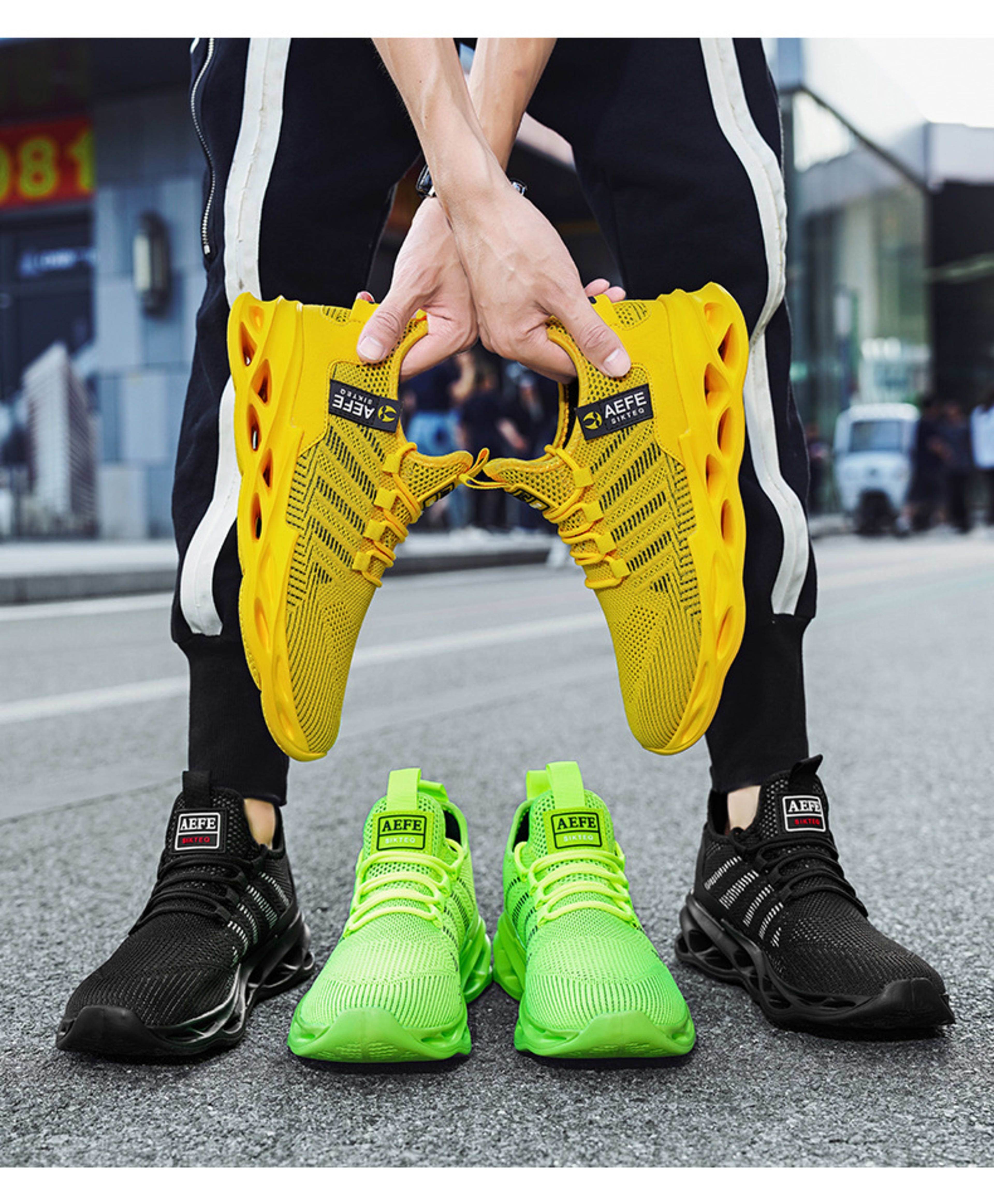 Mesh Breathable Casual Men's Korean Style Plus Size Light Running Shoes 6