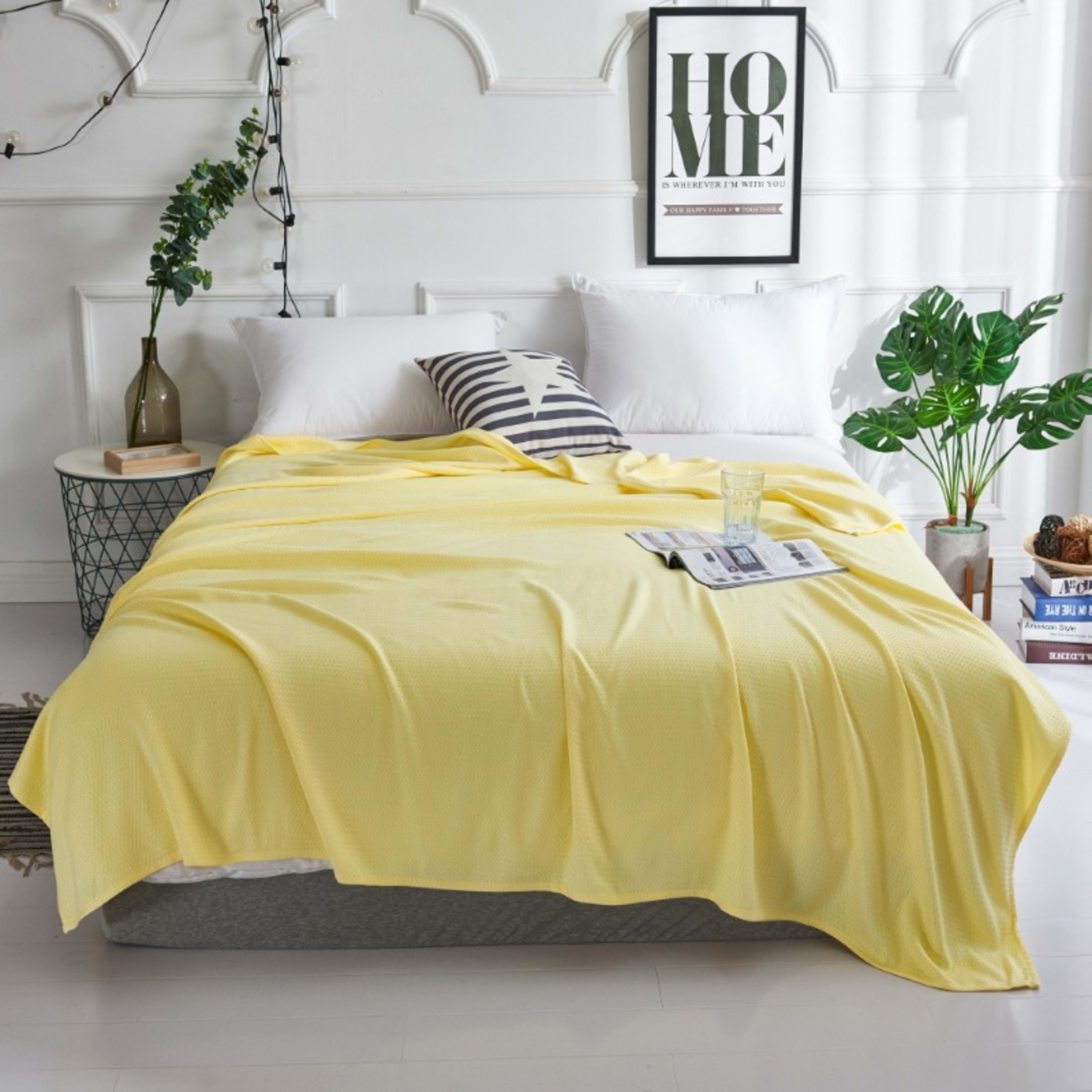 Summer Blanket Ice Silk Towel Quilt Sofa Throw Nap And Air-conditioning Blanket 9