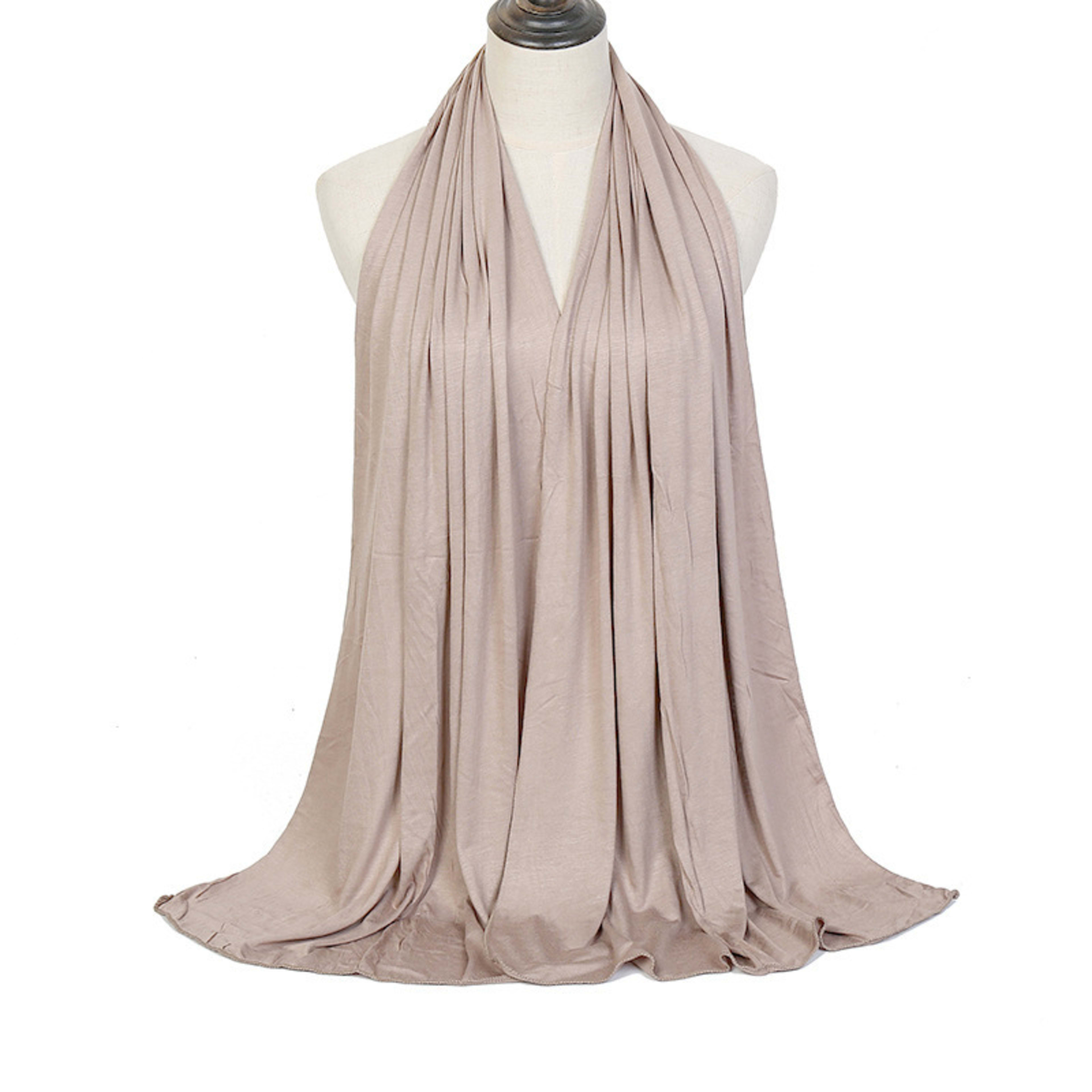 Modal Solid Color Long Scarf Headscarf Wholesale High-Quality Breathable 4