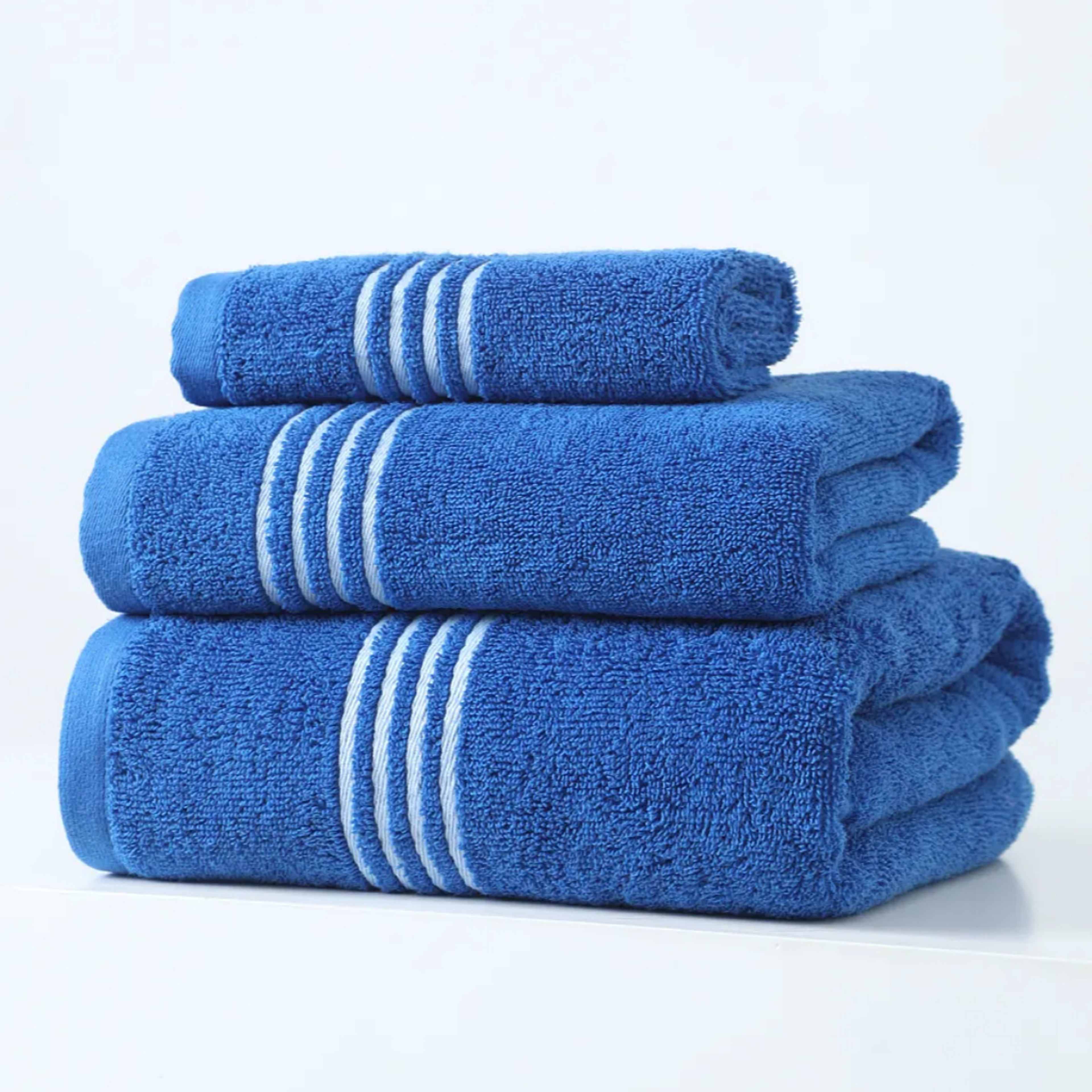 100 Cotton Large Quick Absorbent And Fast Drying Face Towel Set With Bath Towel 7