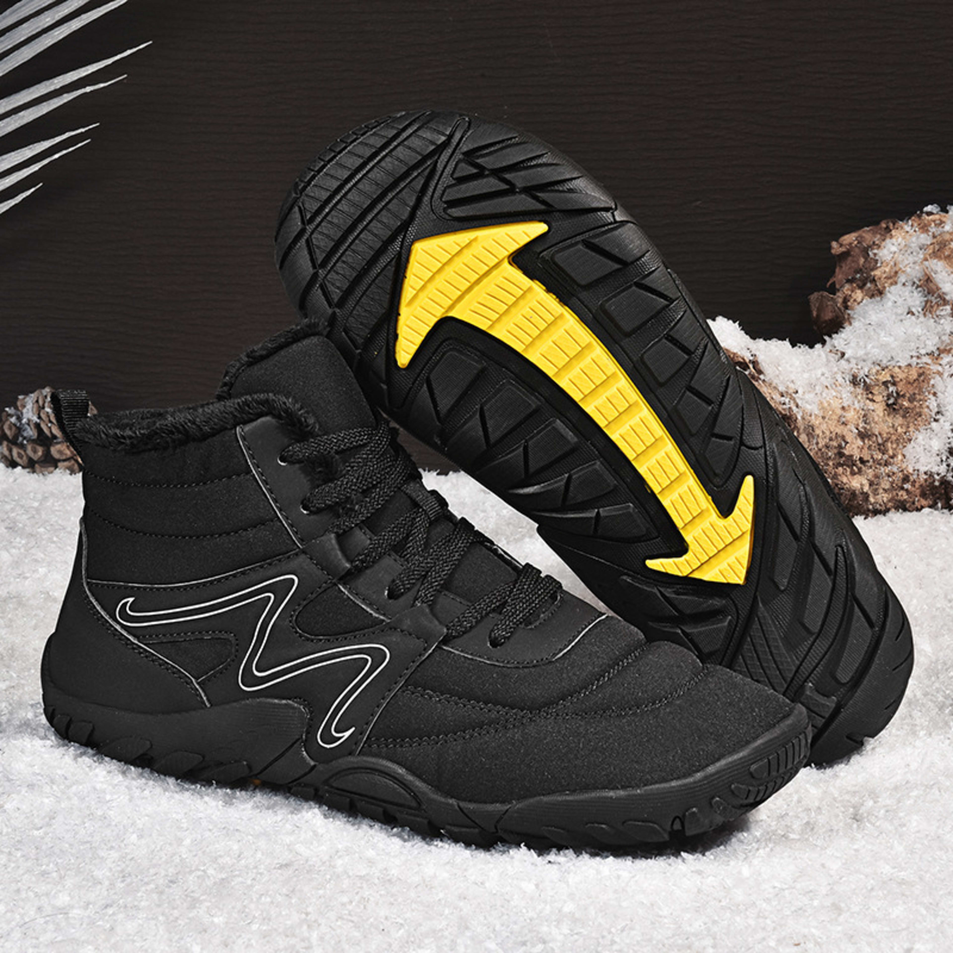 Men's Winter Warm And Plush Snow Boots 6