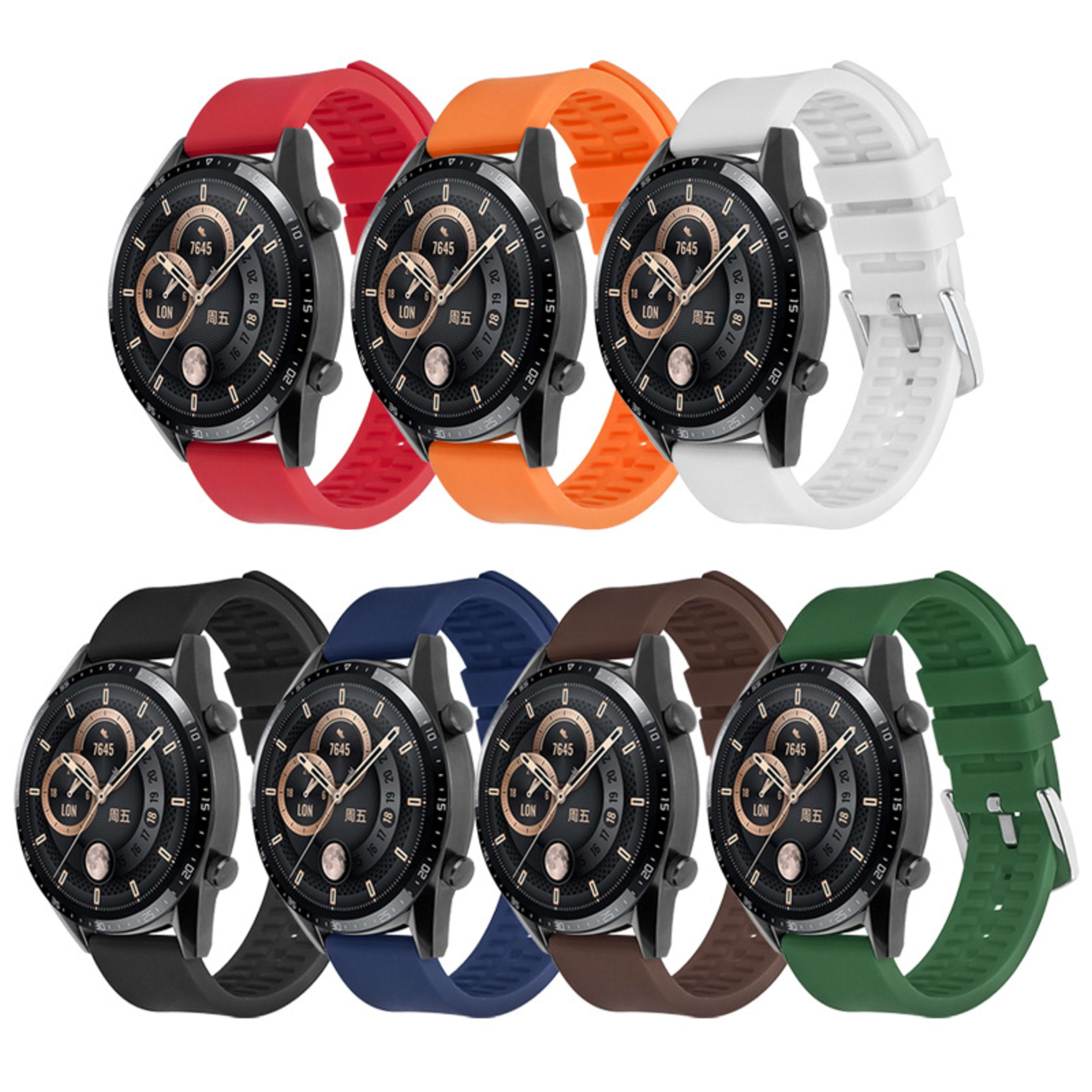 Suitable For Silicone Strap Smart Watch Accessories 23