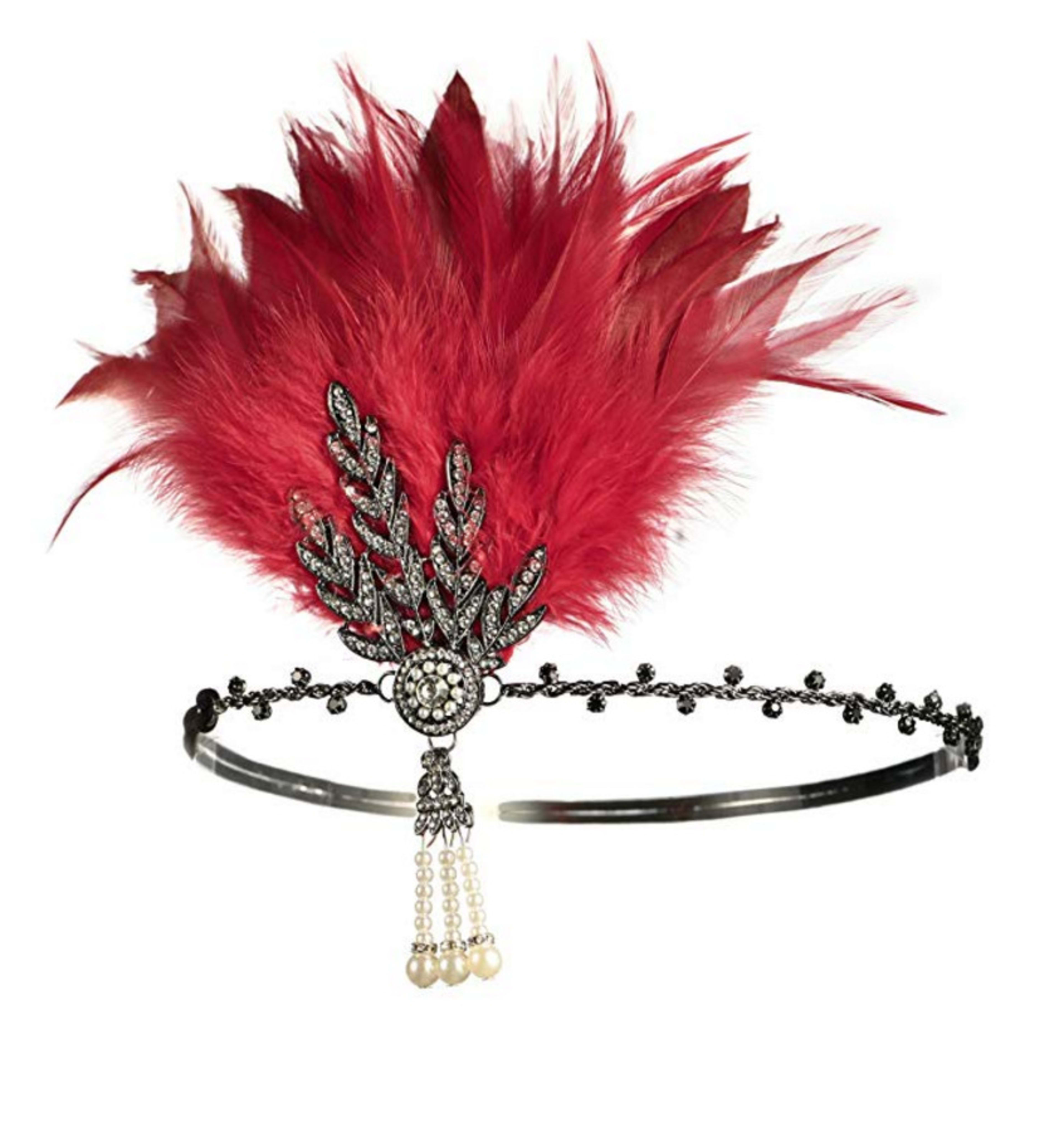 Masquerade Feather Headpiece Cross-Border Vintage Hair Band In European And American Style 9