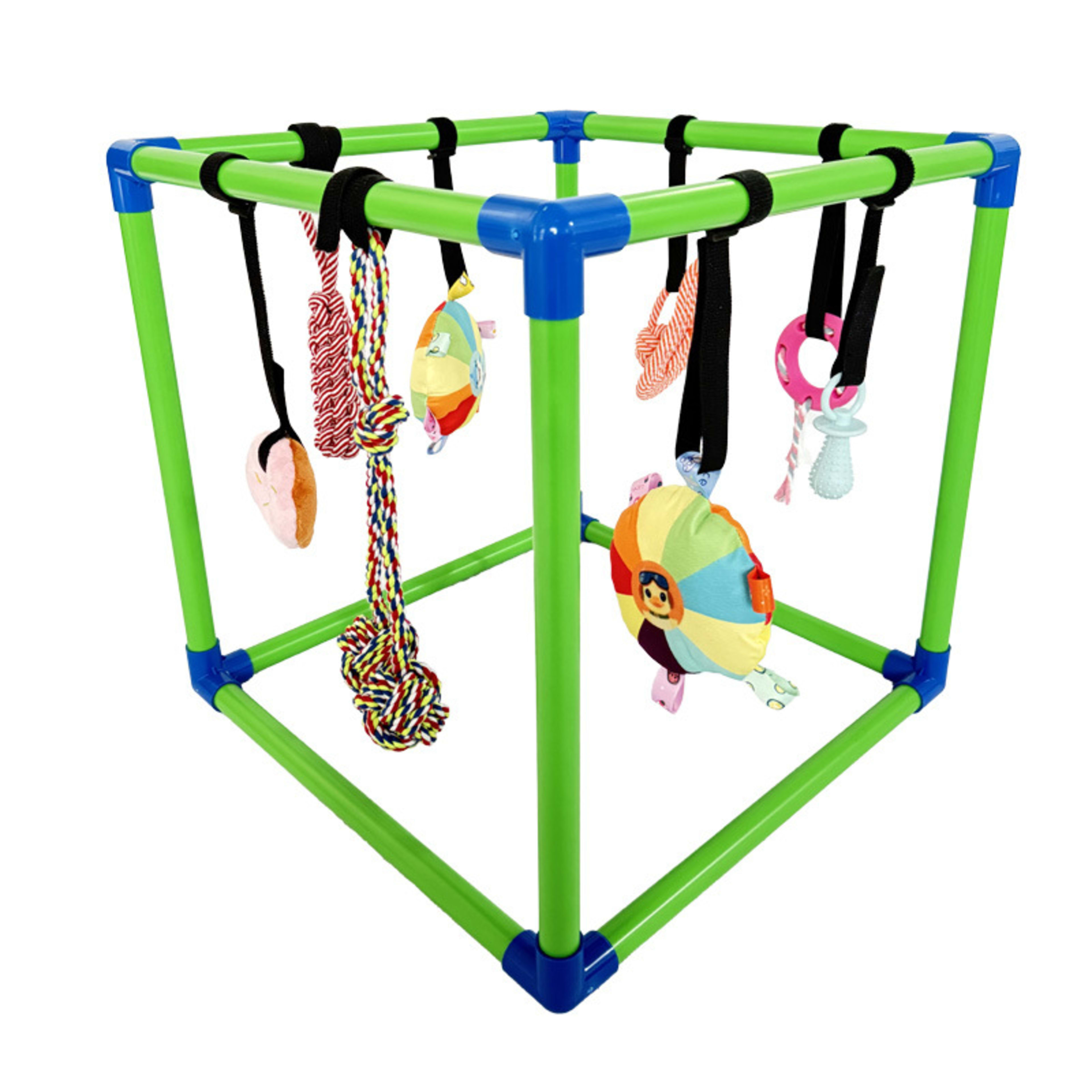 PVC Pipe Pet Dog Toy GymPVC Pipe Assembly Frame With Optional Add-on 4