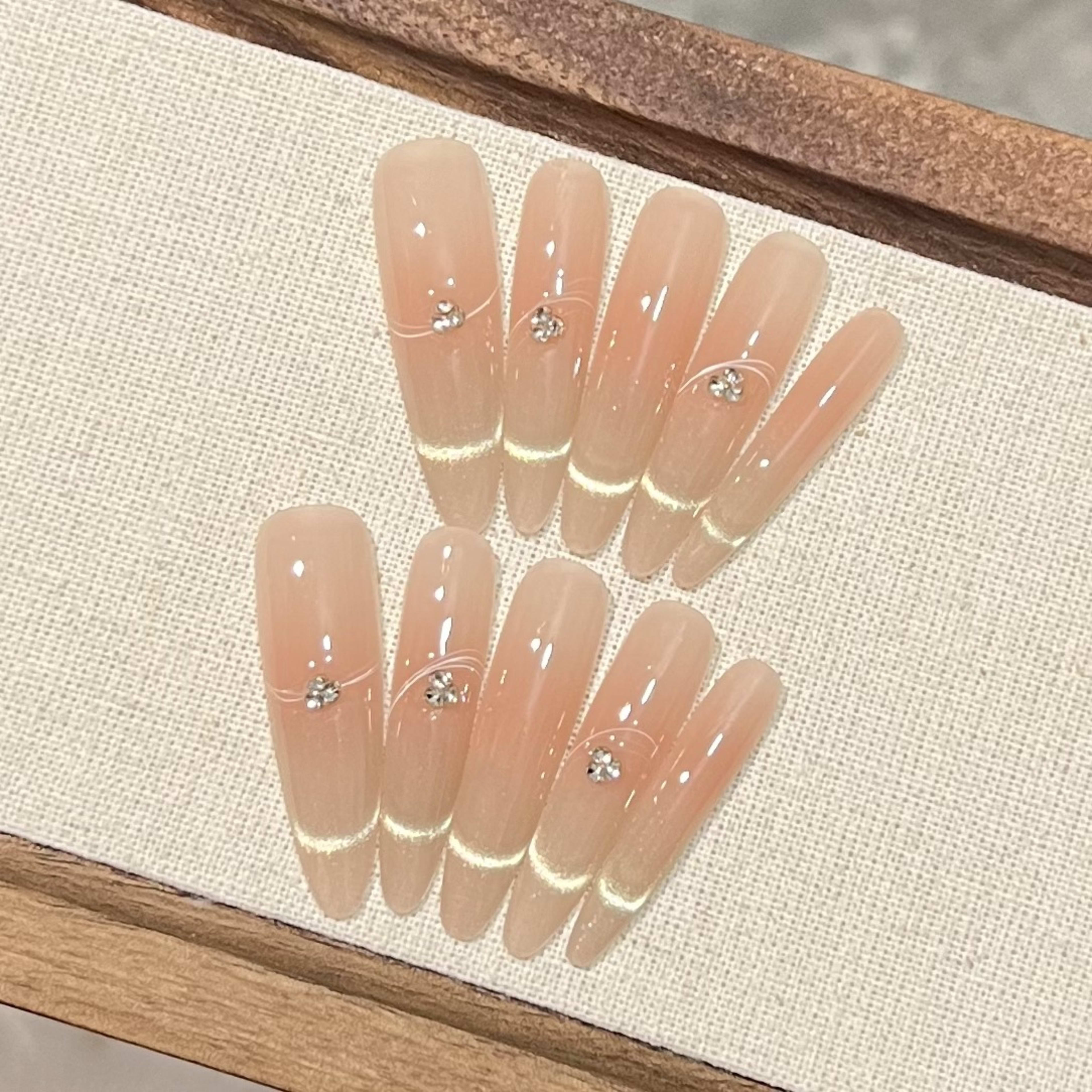 Slender Elegant Fingers Adorn A Pure 7