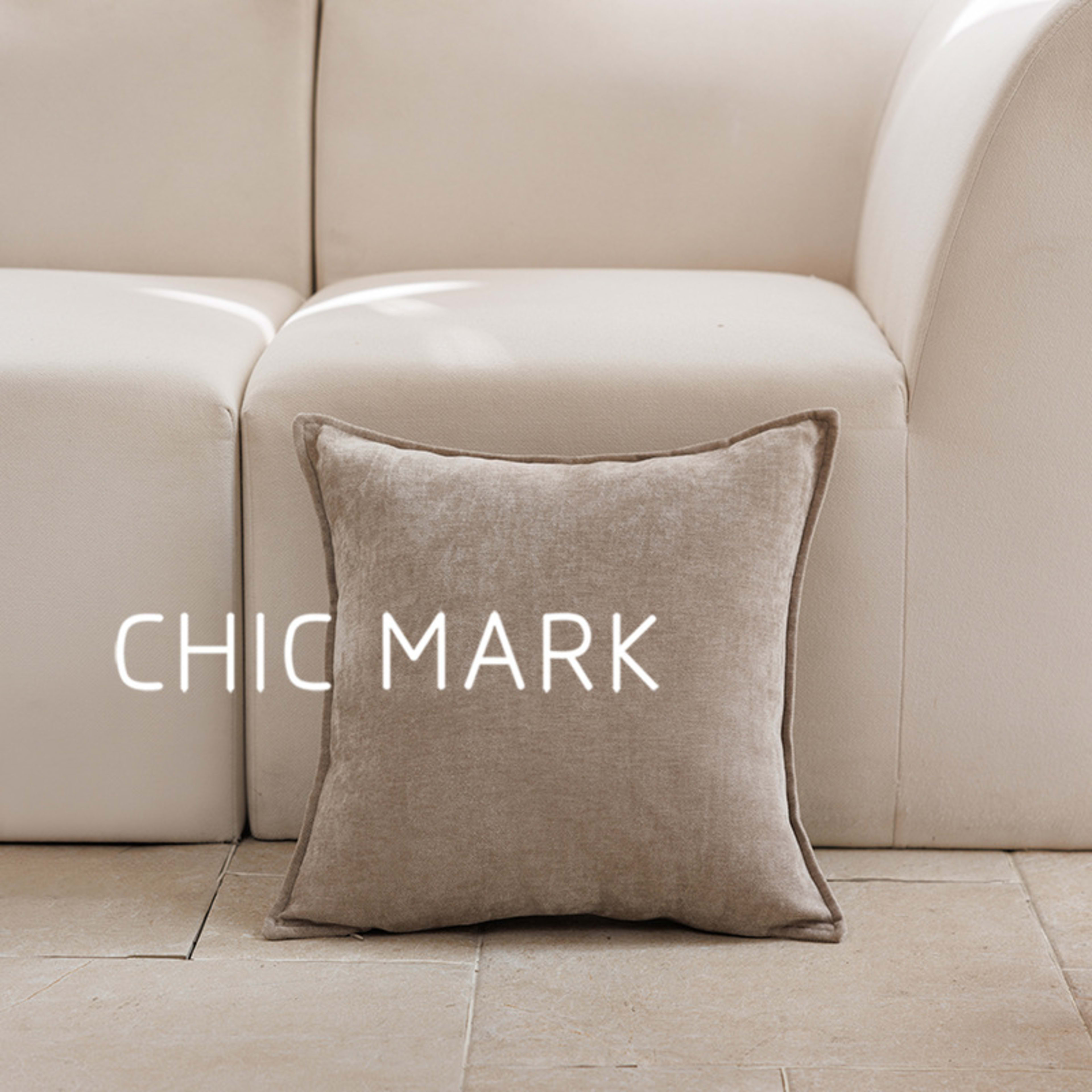 Simple Versatile Jacquard-woven Throw Pillow Square Back Cushion 4