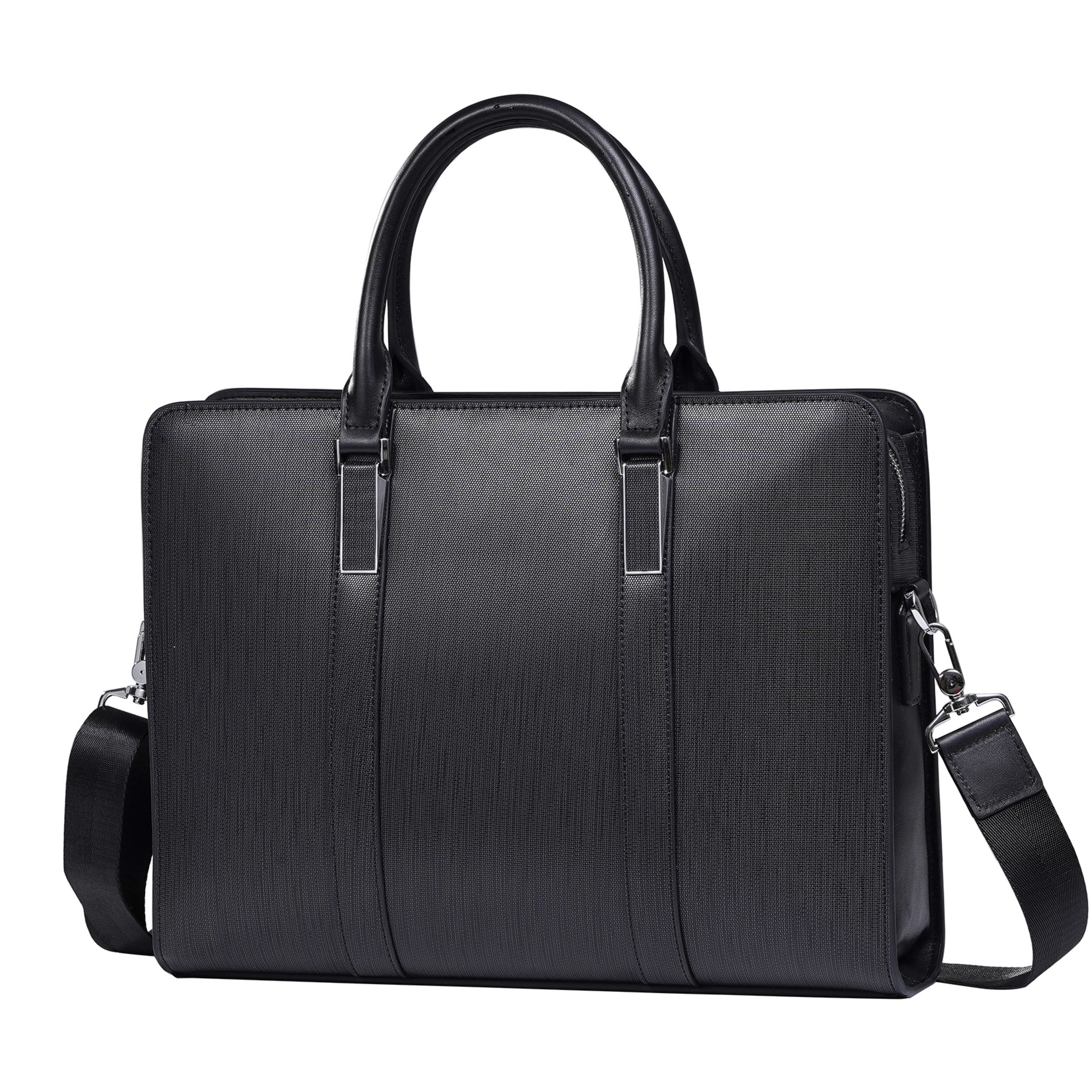 High-end Business Computer Men's Cowhide Handbag 5