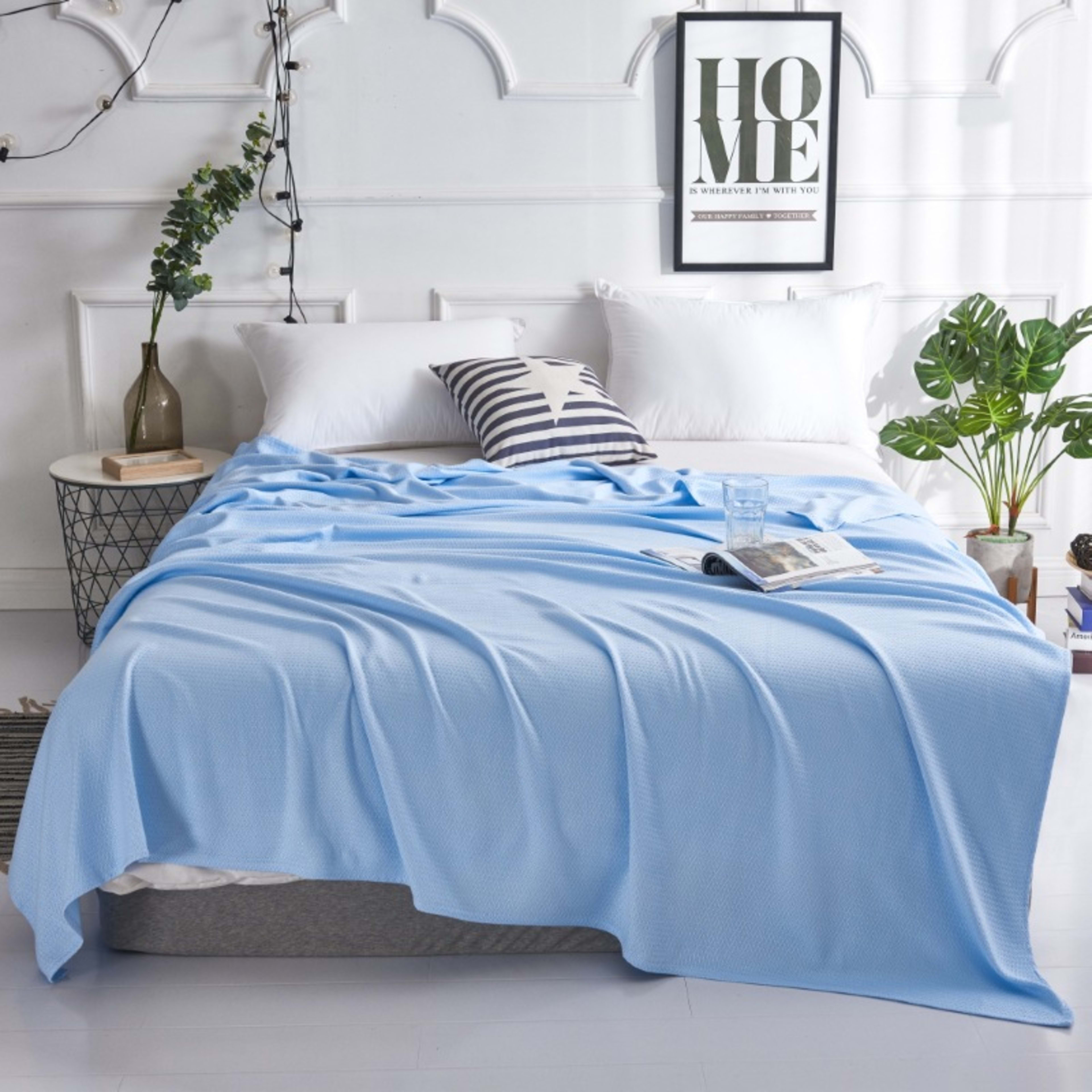 Summer Blanket Ice Silk Towel Quilt Sofa Throw Nap And Air-conditioning Blanket