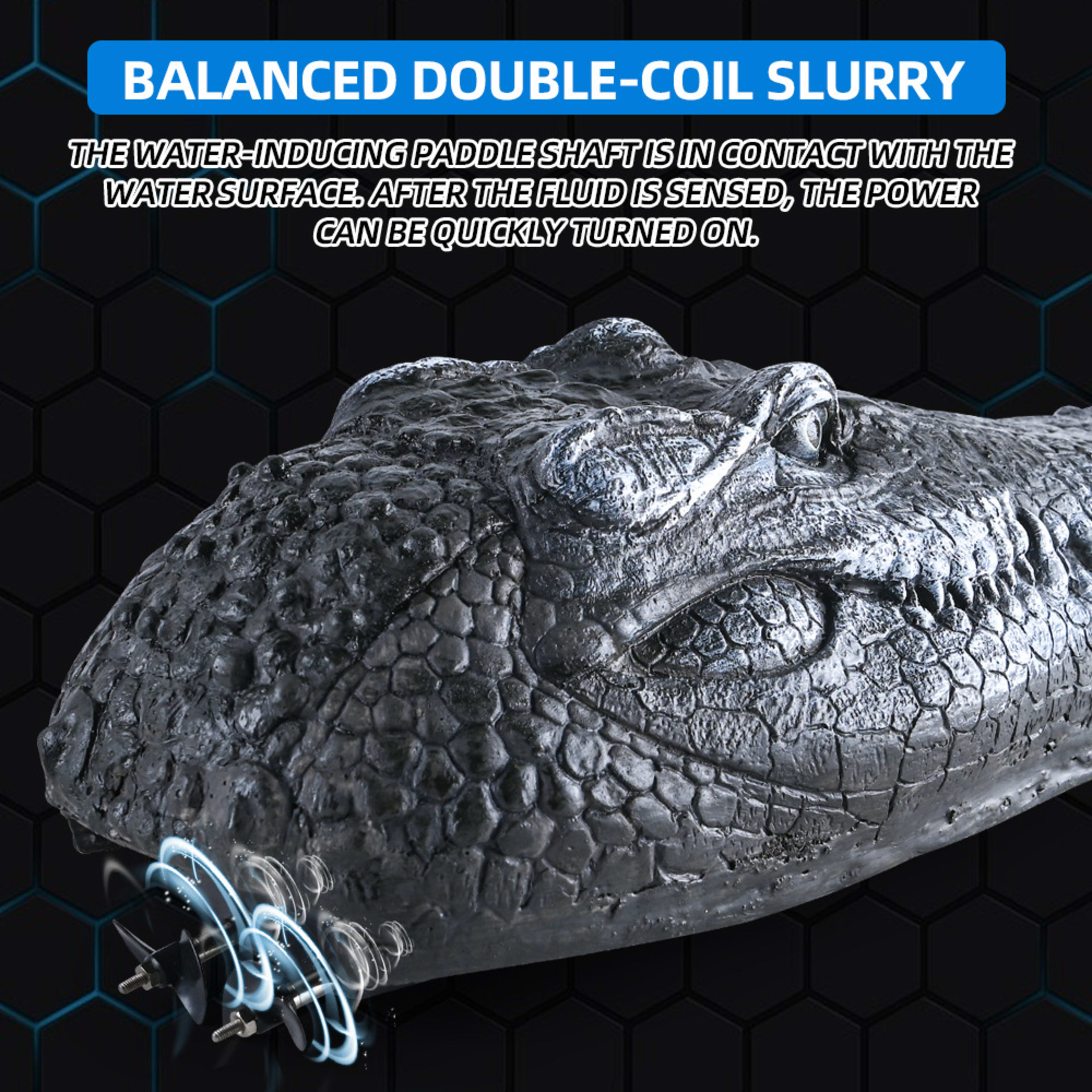 Simulated Crocodile Head Remote-control Ship Children's Water Ship Model Toys Boy Spoof 2