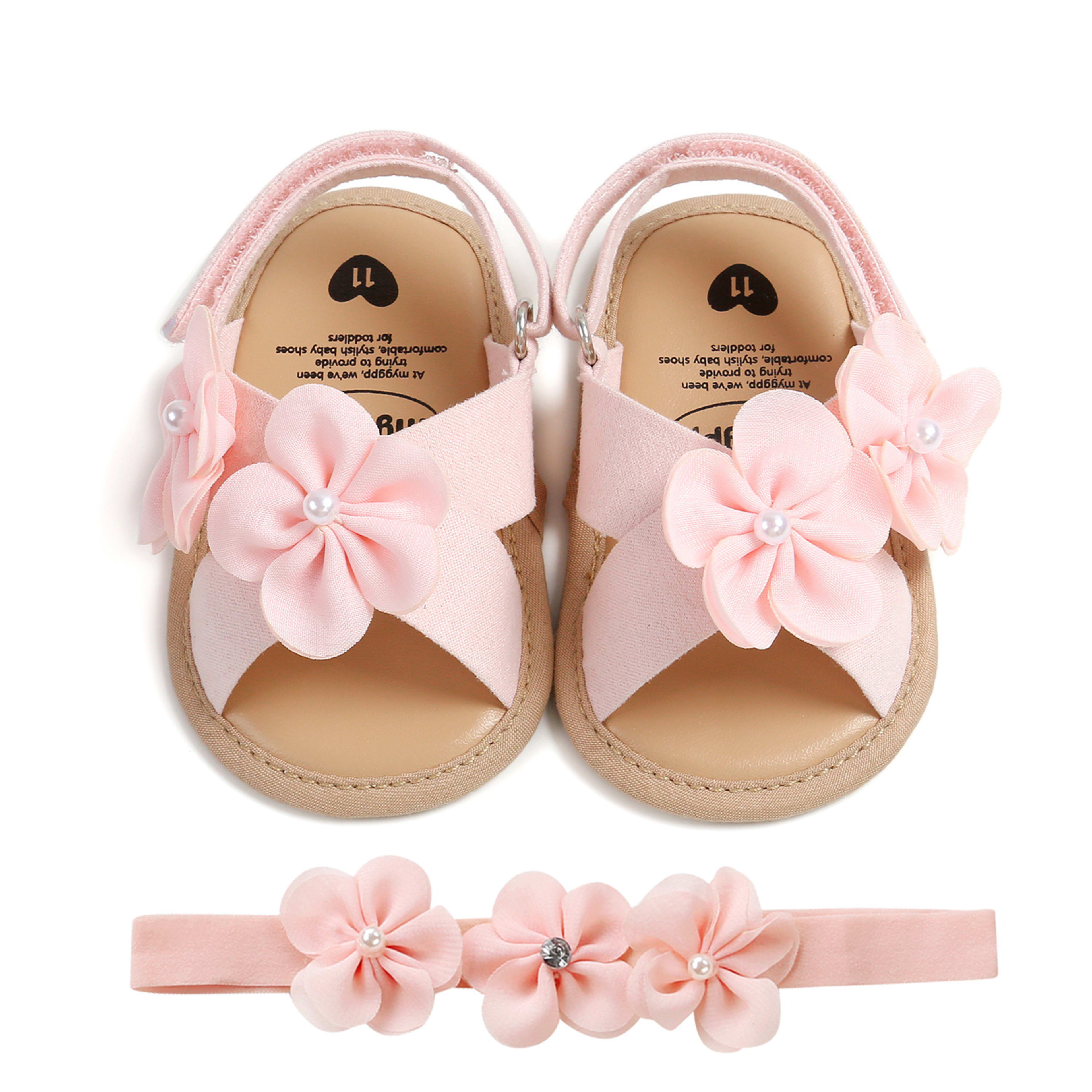 Fashionable Little Plum Blossom Baby Toddler Sandals 3