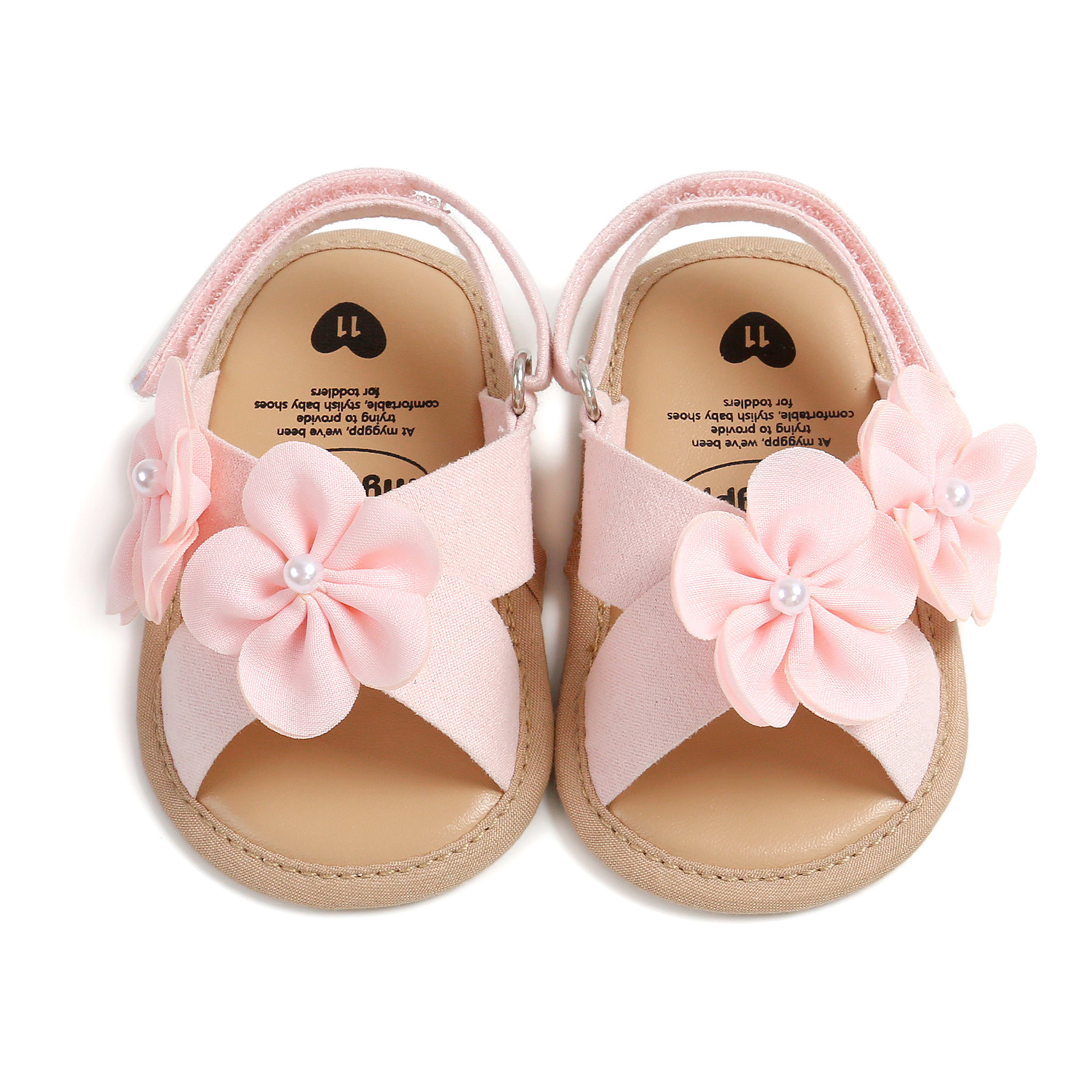 Fashionable Little Plum Blossom Baby Toddler Sandals