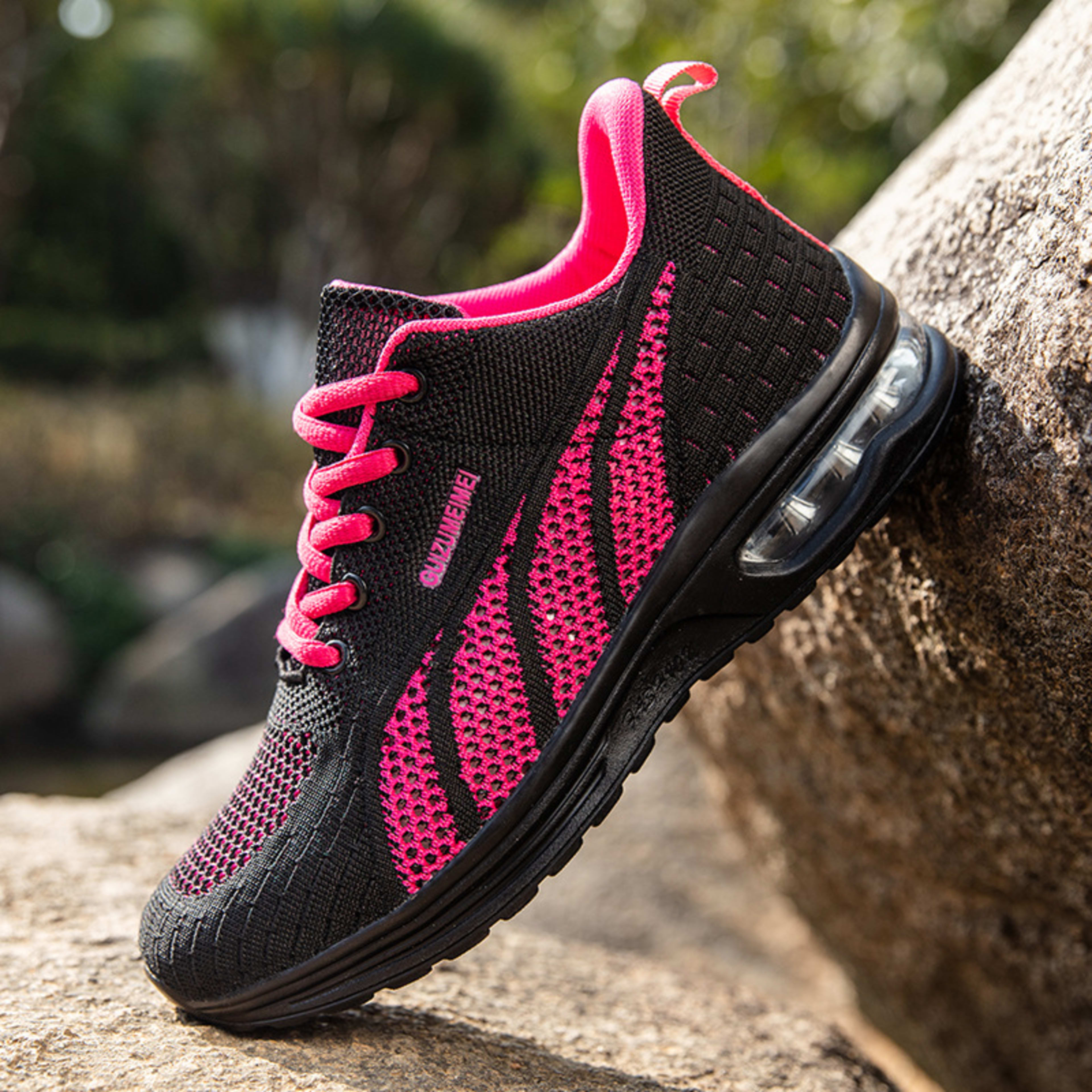 Mesh Women's Breathable Shoes Flying Woven Air Cushion 8