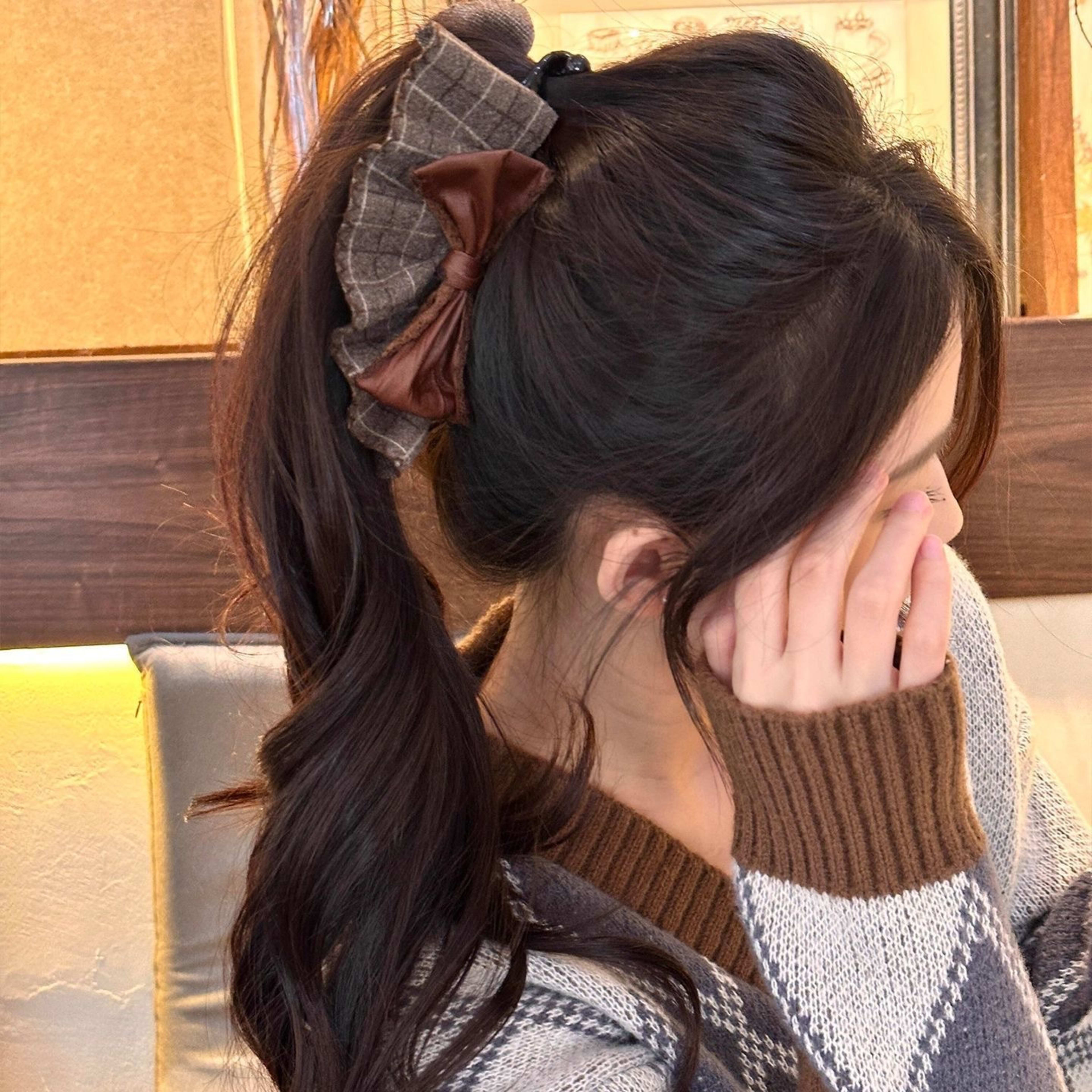 Elegant Sophisticated Bun-style Ponytail Clip For The Back Of The Head 5