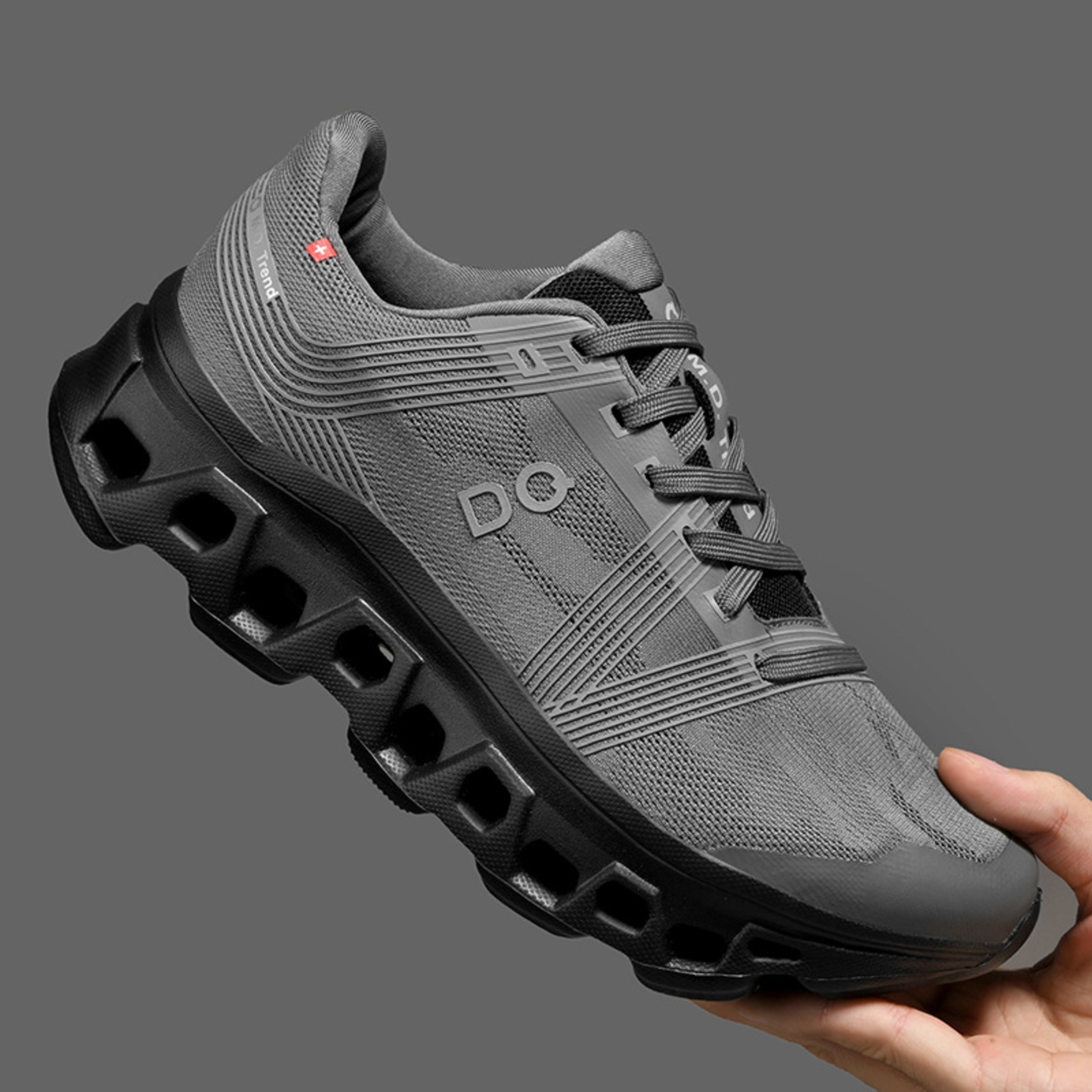 Platform Casual Sneakers Breathable Mesh Men's Lightweight Fashion Running Shoes 2