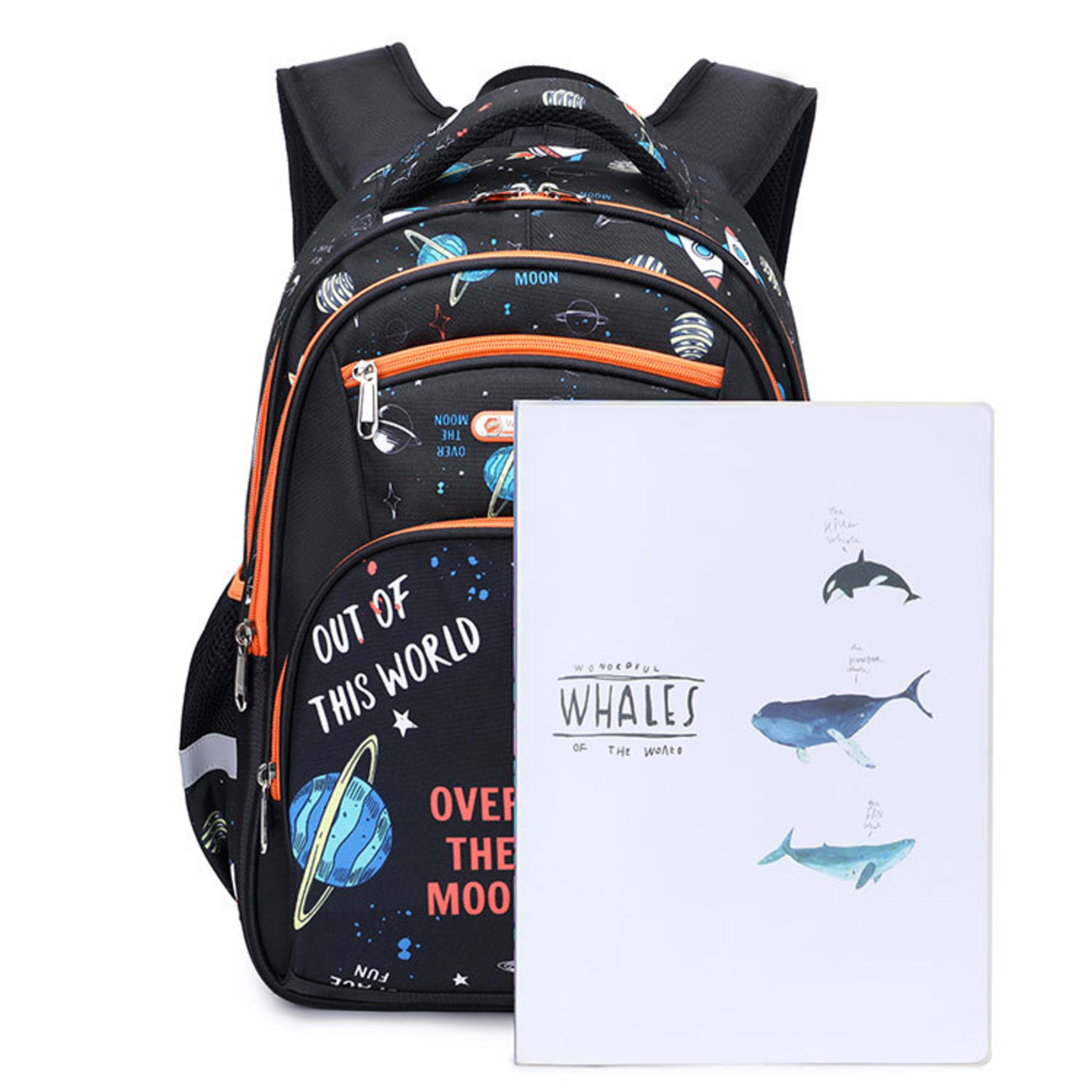 Primary School Boys Large Capacity Children's Backpack Space Schoolbag 10