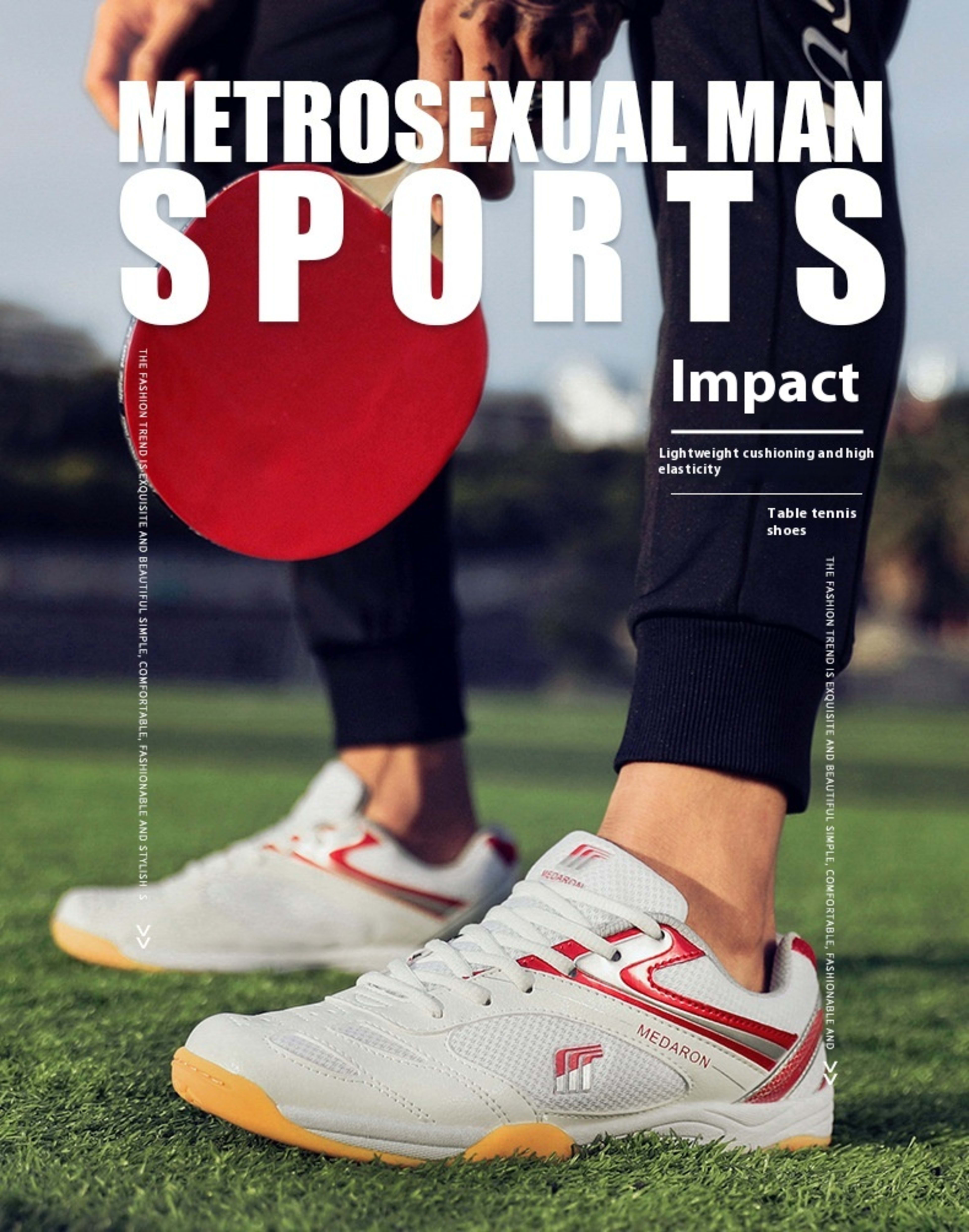 Mesh Table Tennis Sneaker Competition Training Running Shoes 13