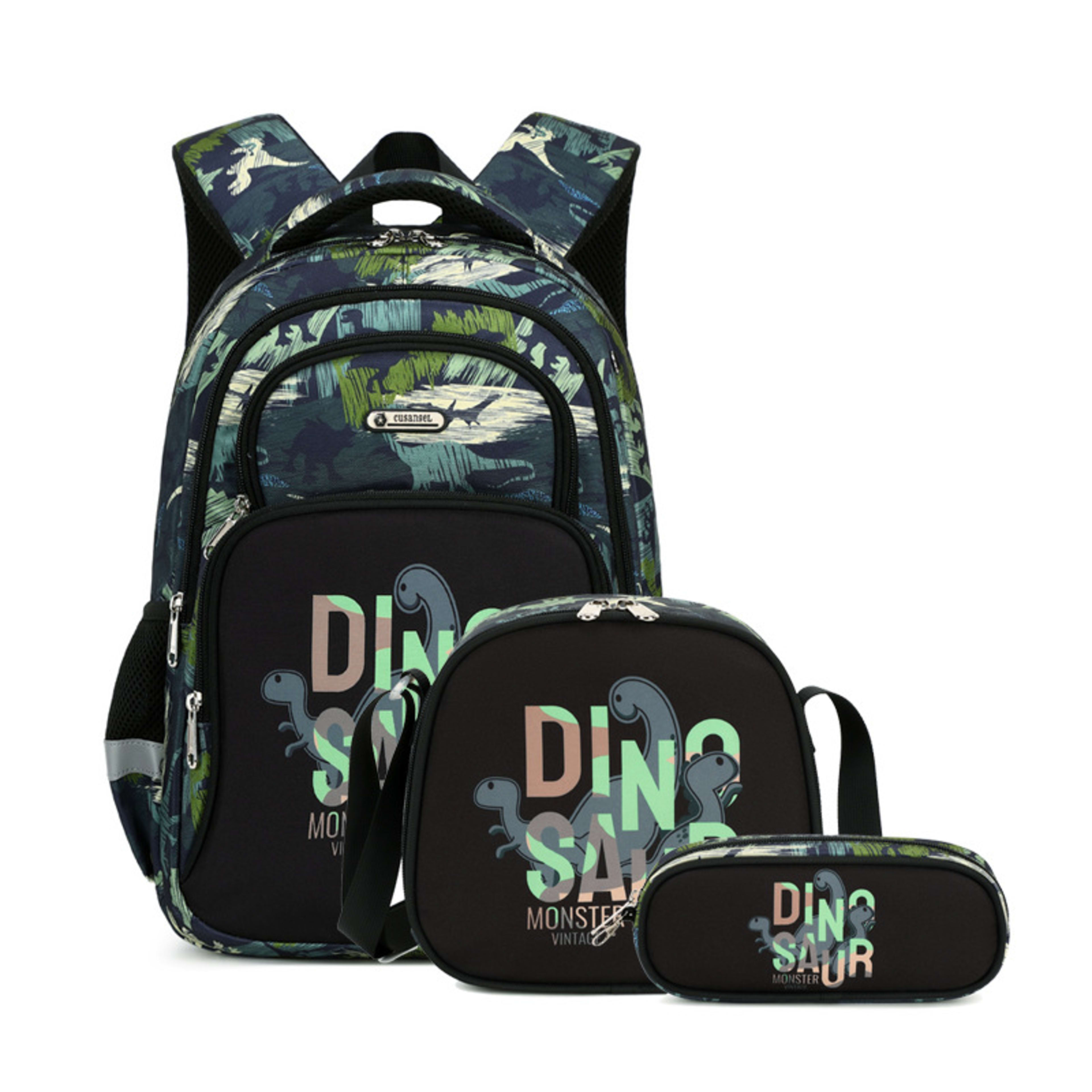 Three-Piece Set Childrens High-Capacity Backpack 16