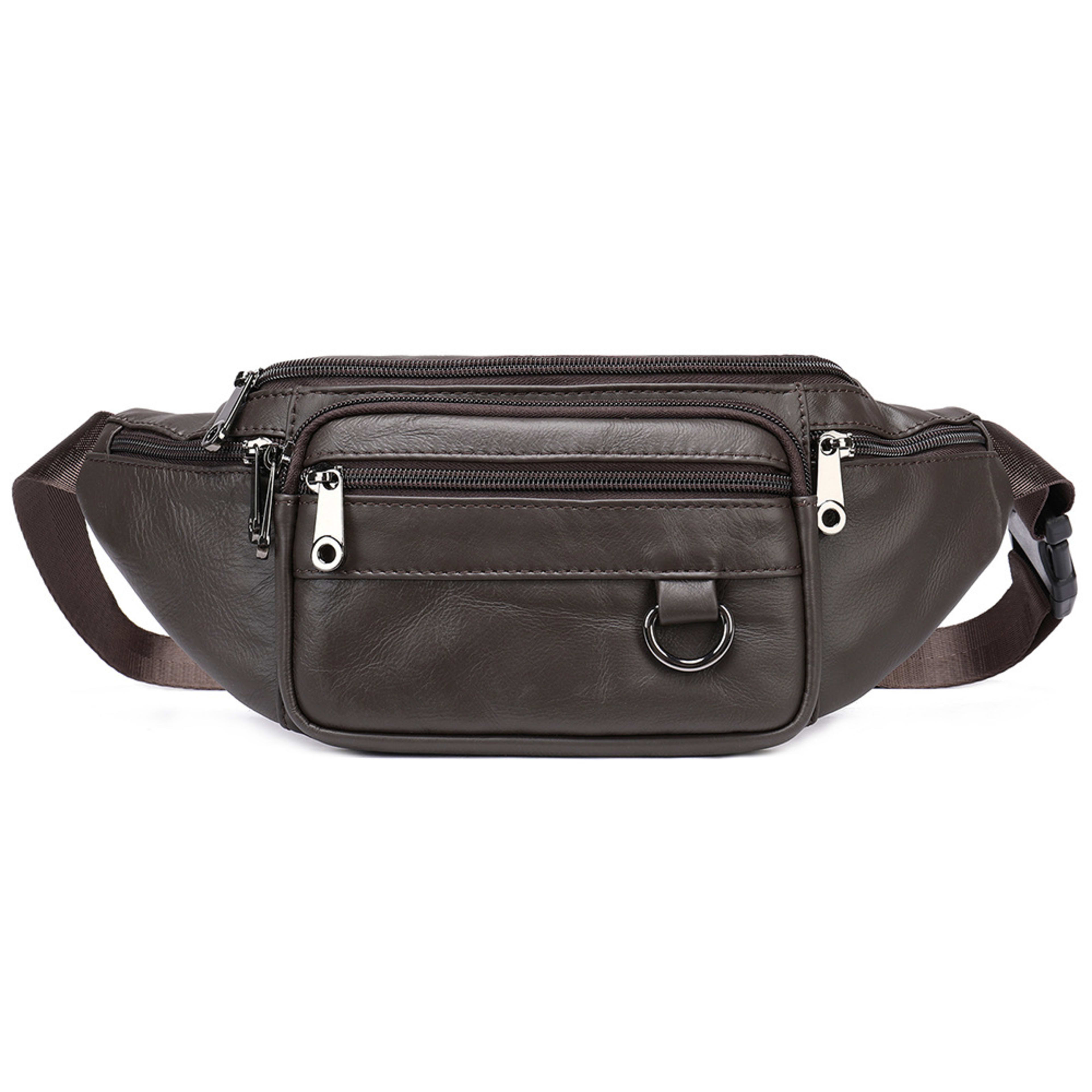 Multifunctional Mens ShoulderCrossbody Waist Bag 10