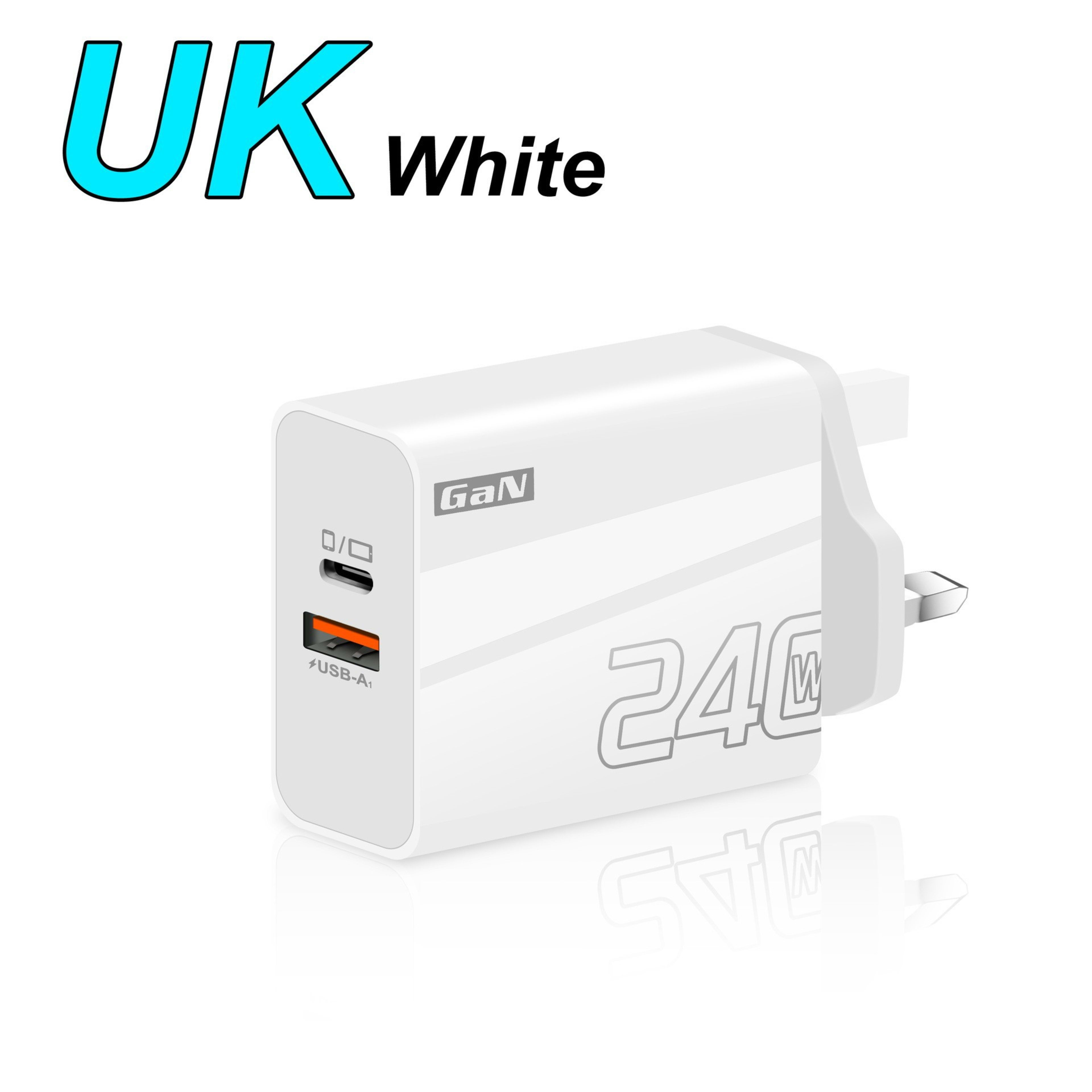 240W Multi-port Fast-charging Adapter For Smartphones 10