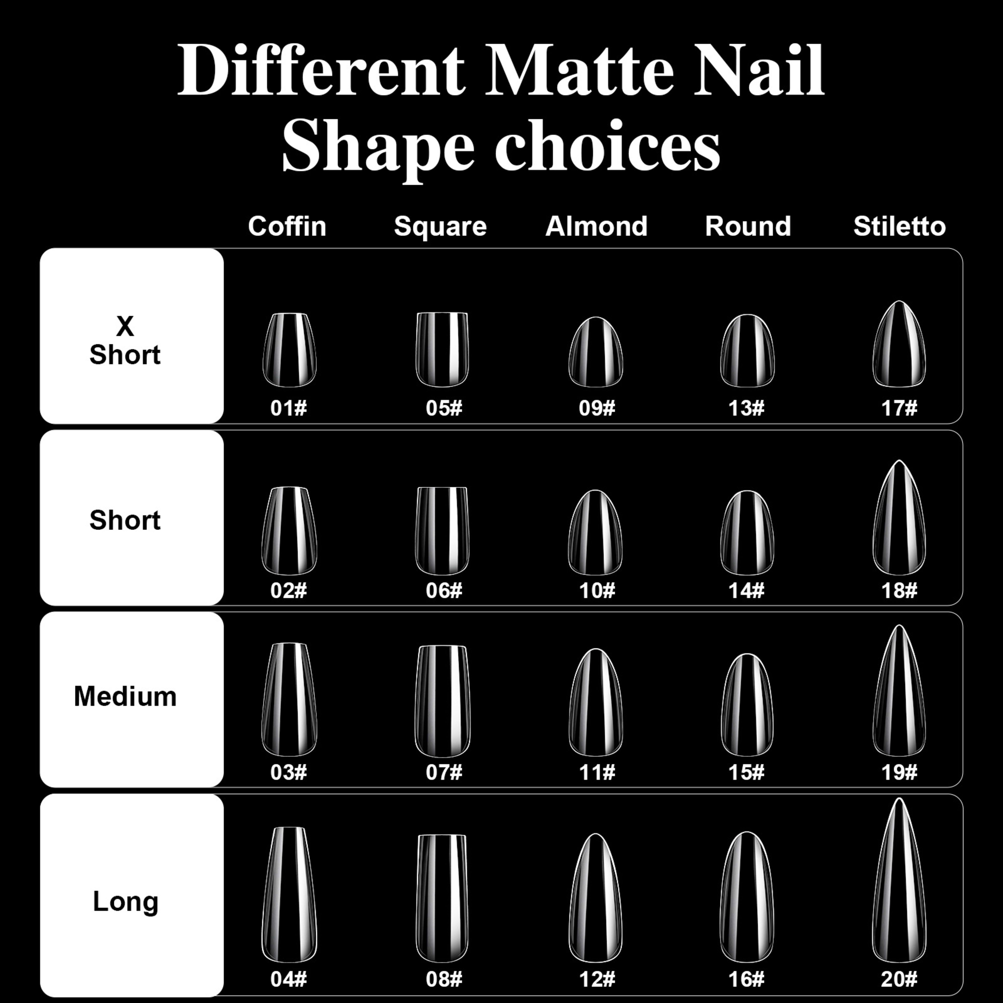 High-end Trendy Nail Salon Nail Tips In Boxed Packaging 21