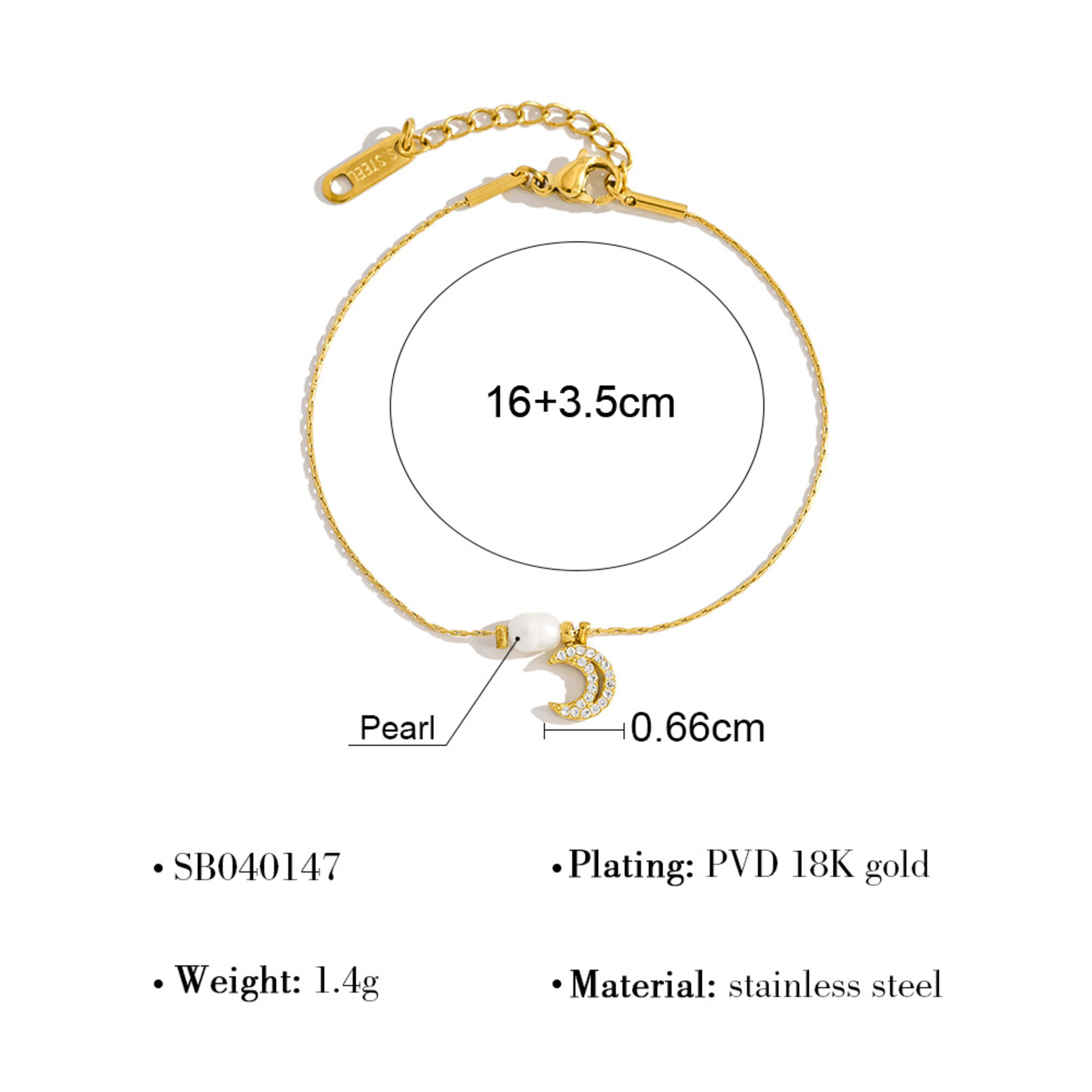 Instagram-style Natural Freshwater Pearl Bracelet For Women 6
