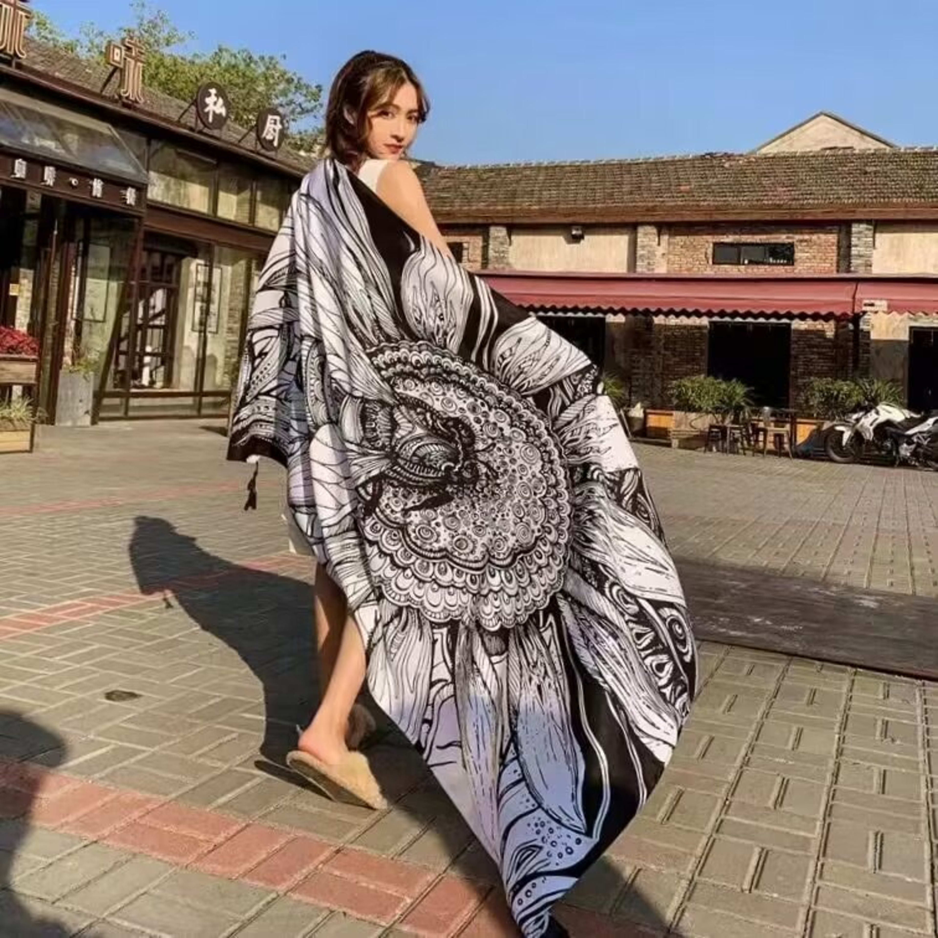 Ethnic-style Dual-use Beach Towel New Arrival 51
