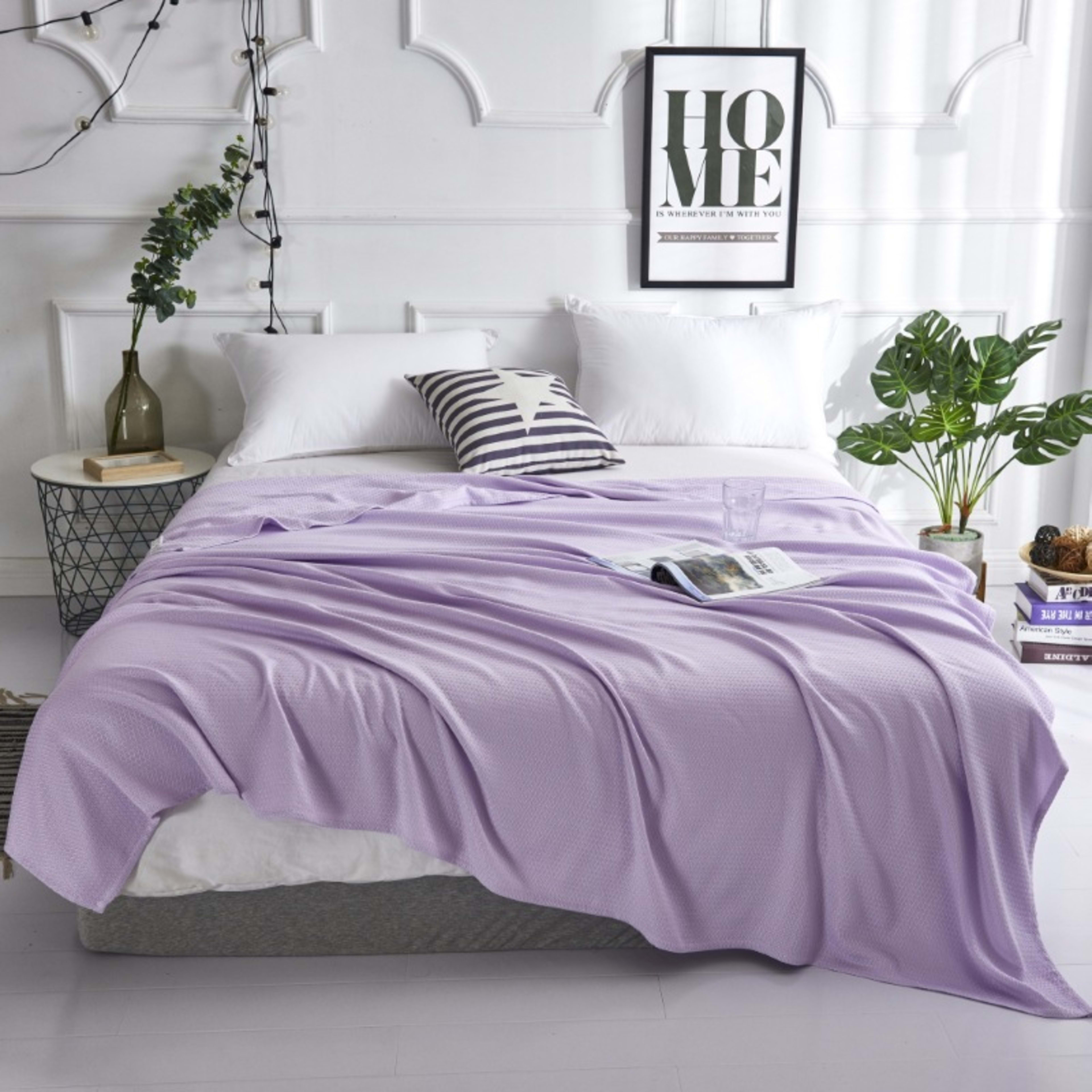 Summer Blanket Ice Silk Towel Quilt Sofa Throw Nap And Air-conditioning Blanket 7
