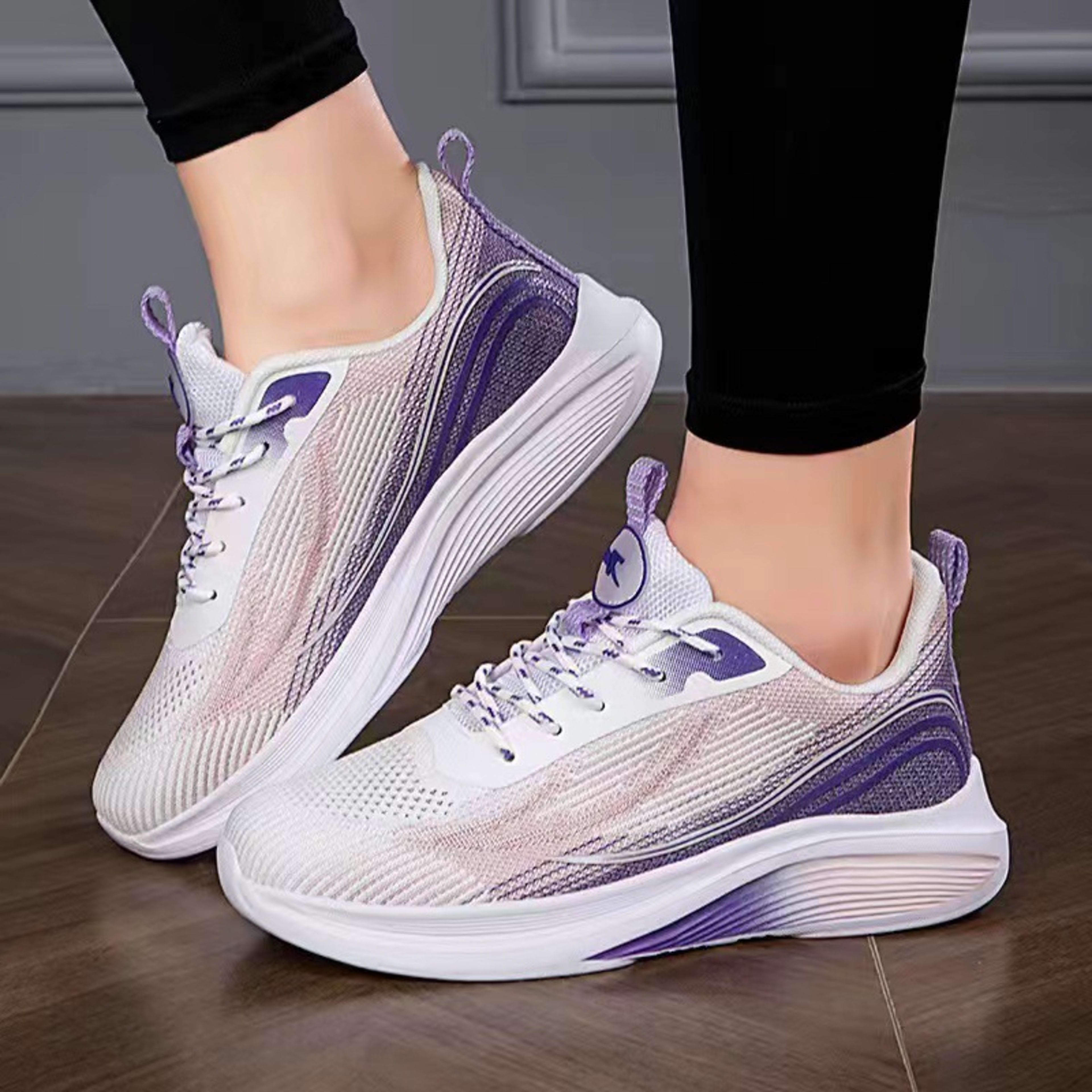 Mesh Round Head Lightweight Soft Sole Sneaker 4
