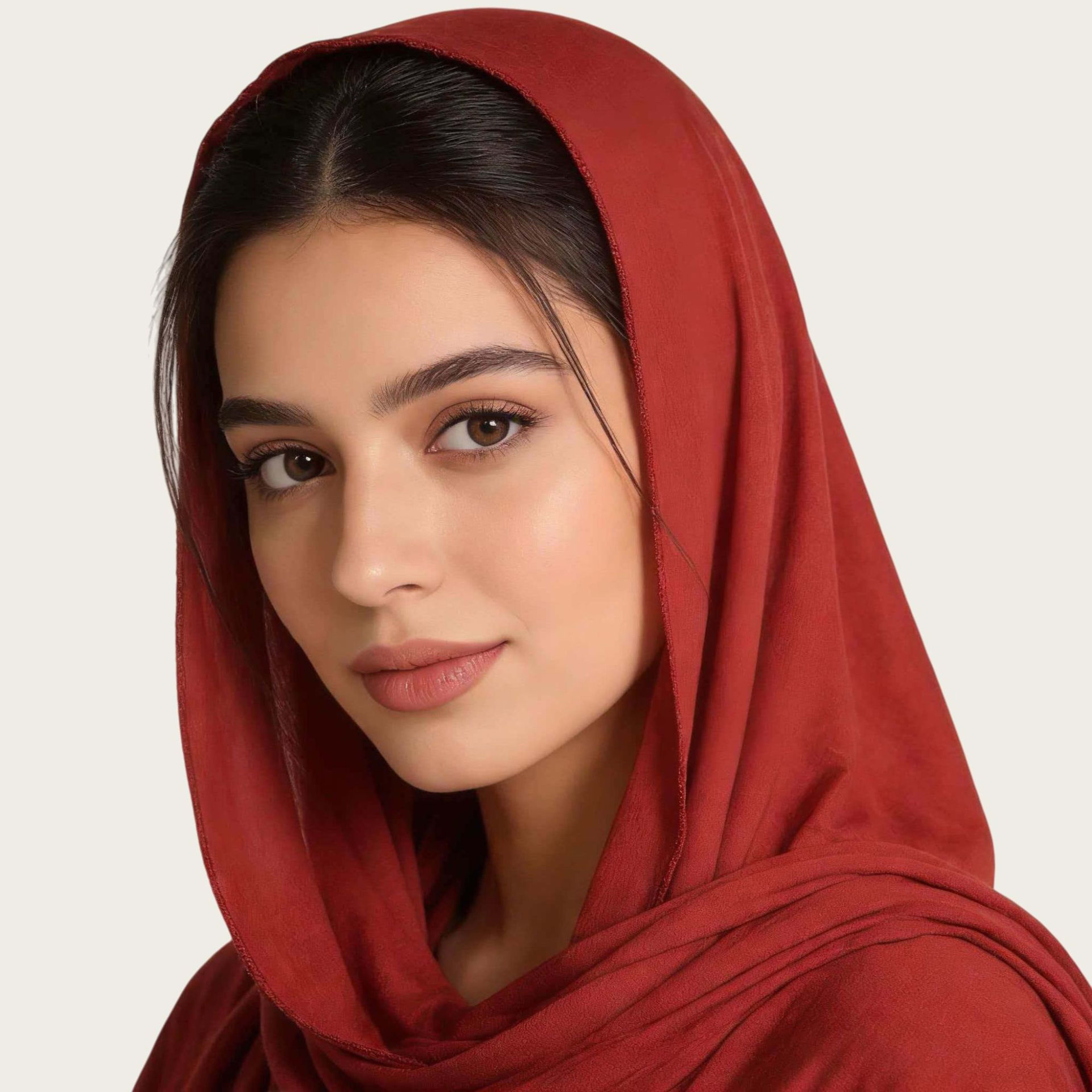 Mercerized Cotton Trendy Versatile Scarf Solid-color Long Scarf 14