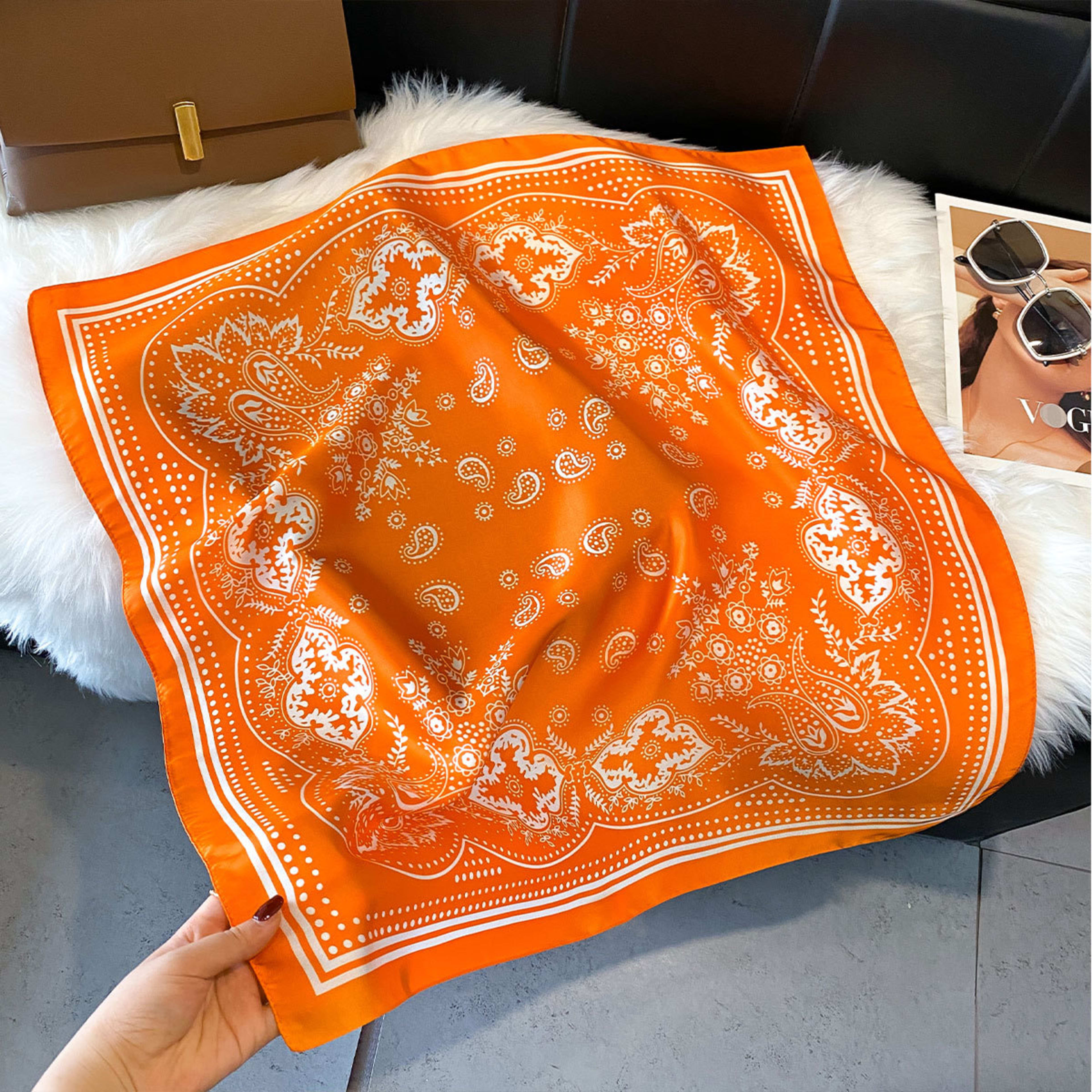 New Silk Scarf 70cm Silk Luxe Yet Affordable 4