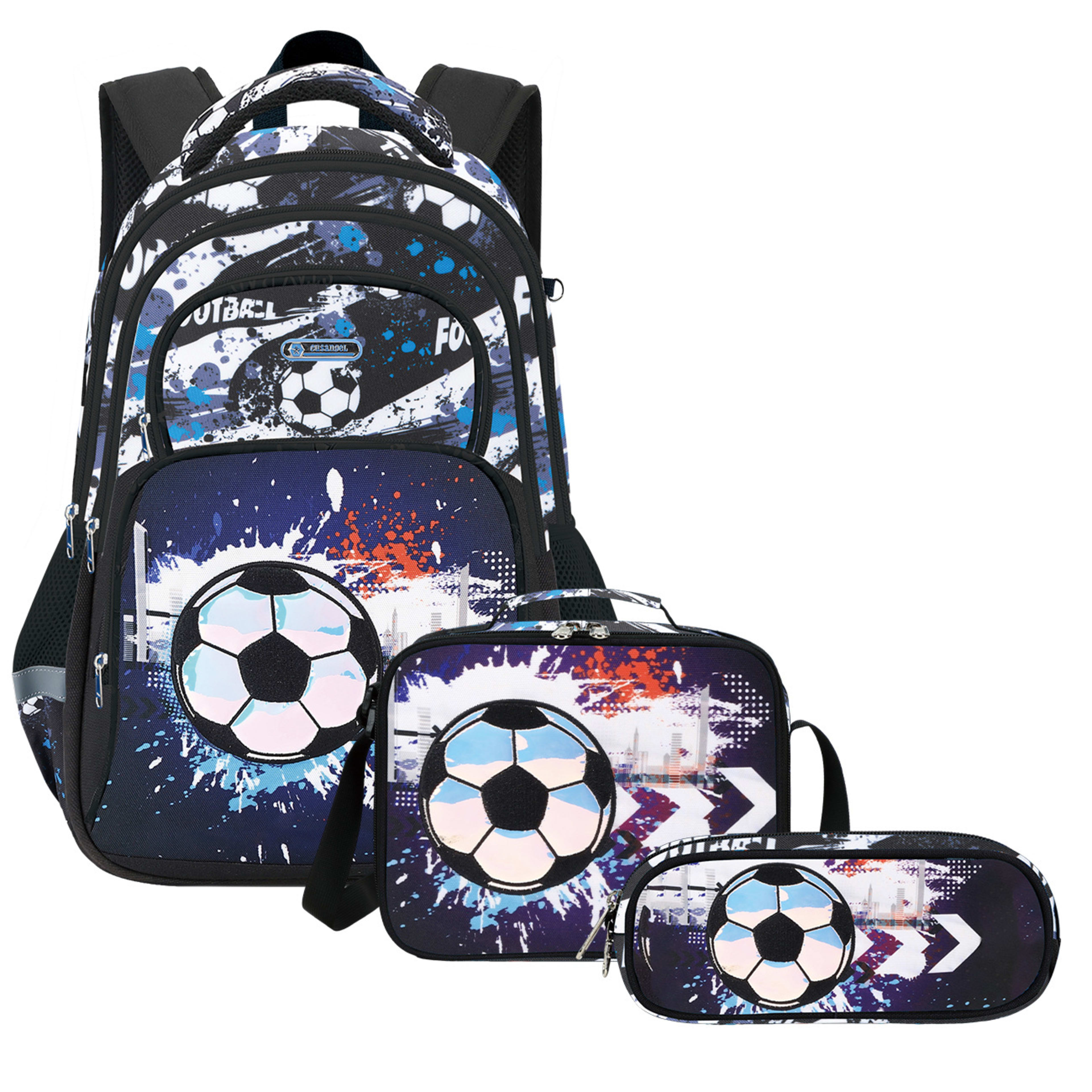 Three-Piece Set Childrens High-Capacity Backpack 3