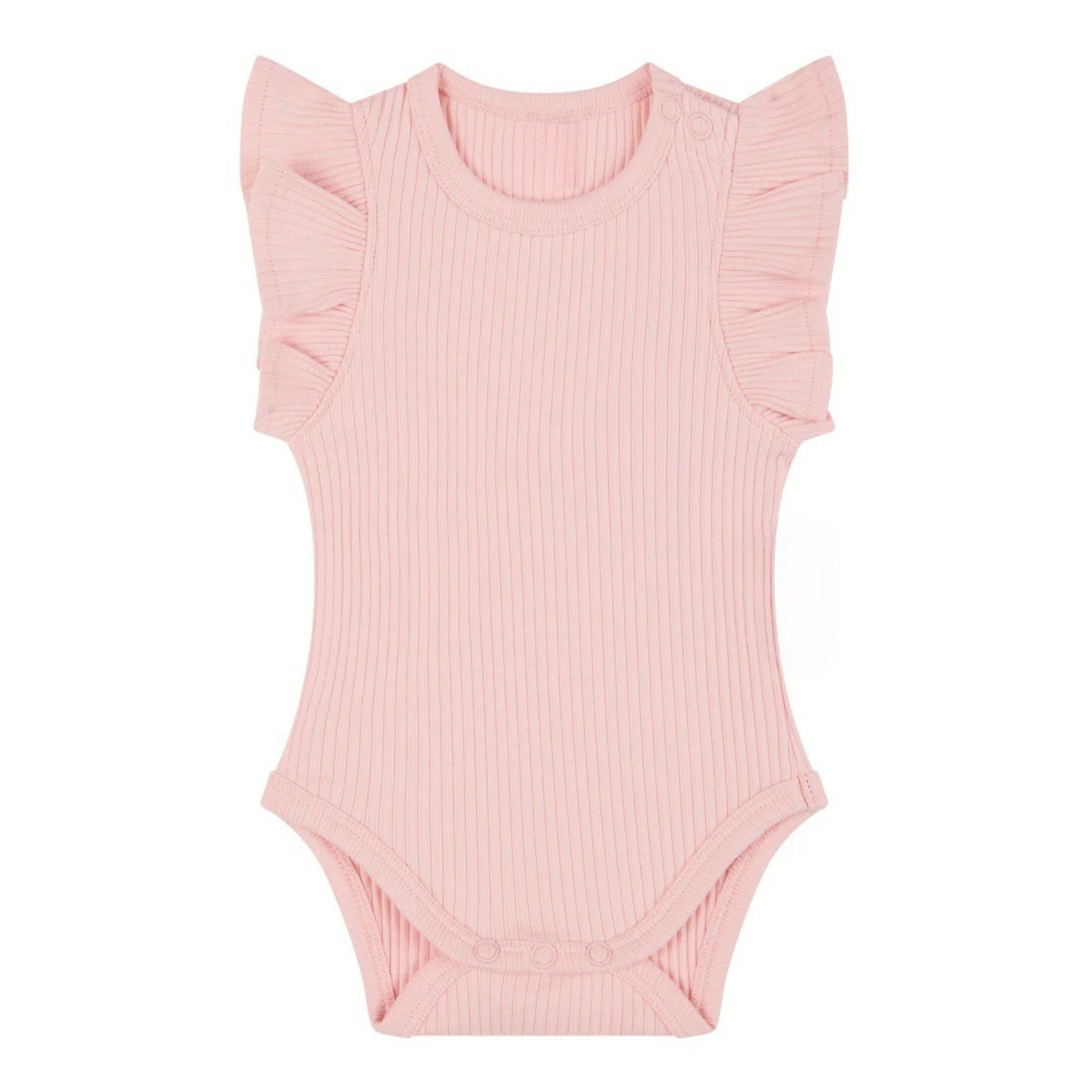 Baby Romper Knitted Ribbed Infant Onesie