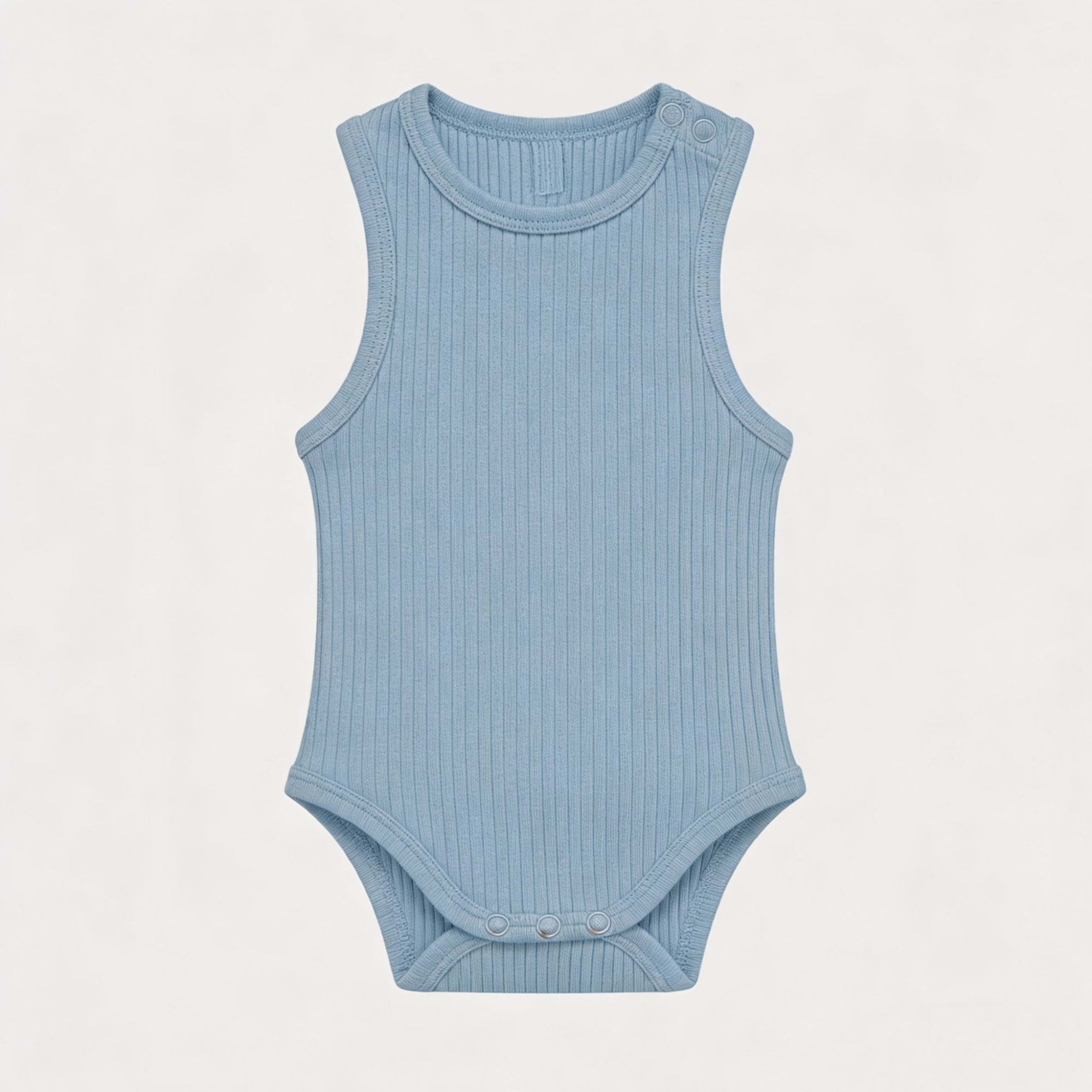 Baby Romper Knitted Ribbed Infant Onesie 10