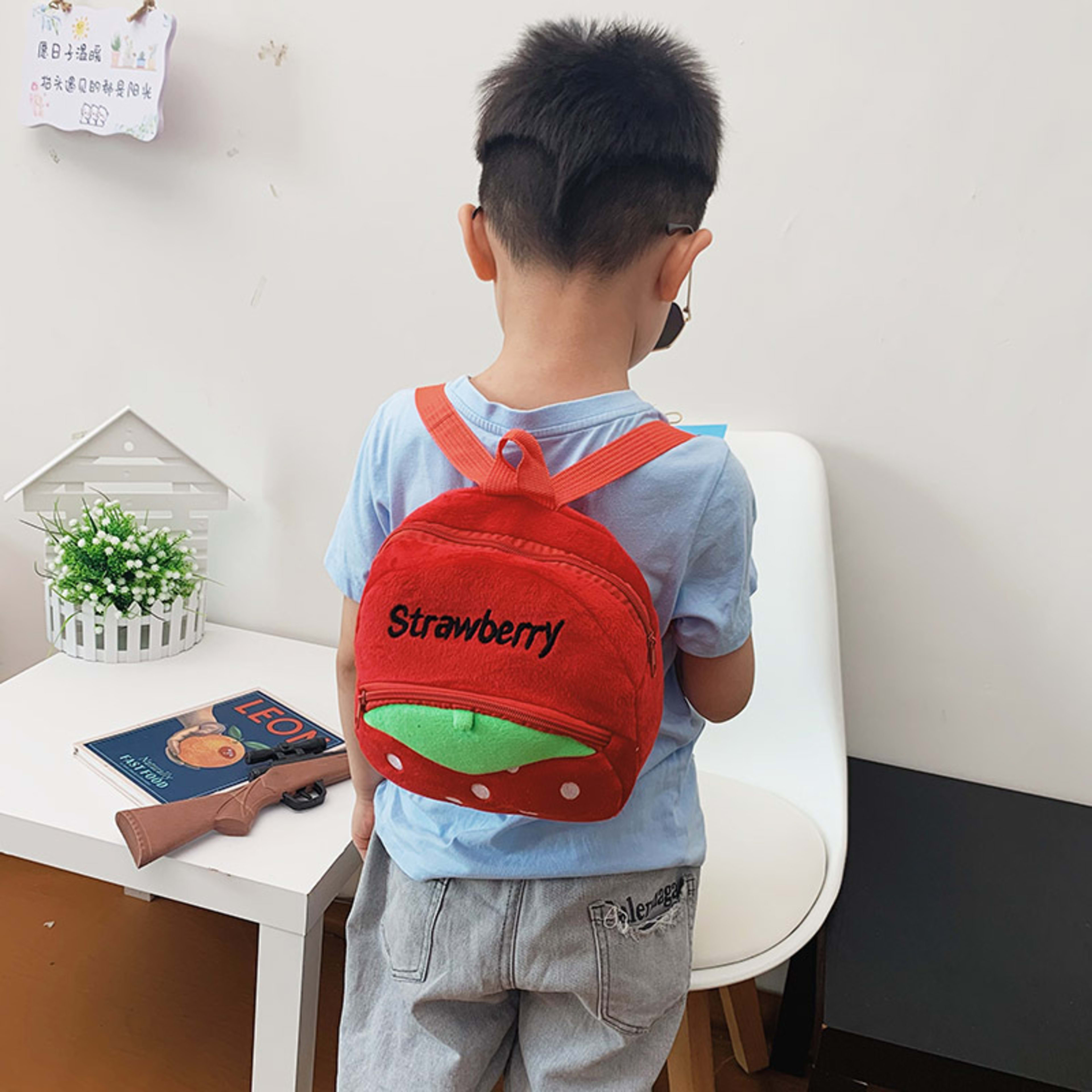 Early Childhood Education Cute Baby Children Plush School Bag 9