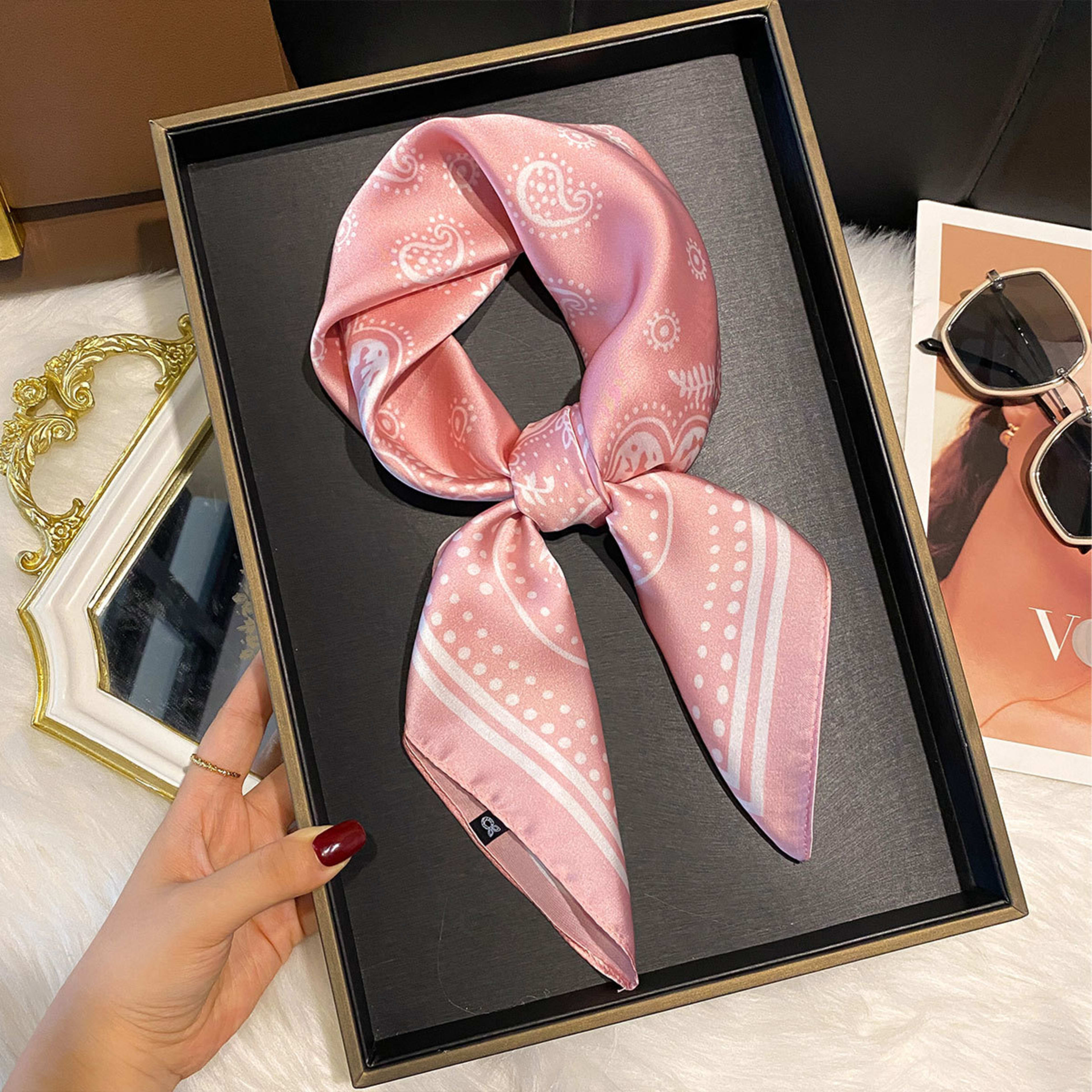 New Silk Scarf 70cm Silk Luxe Yet Affordable 8