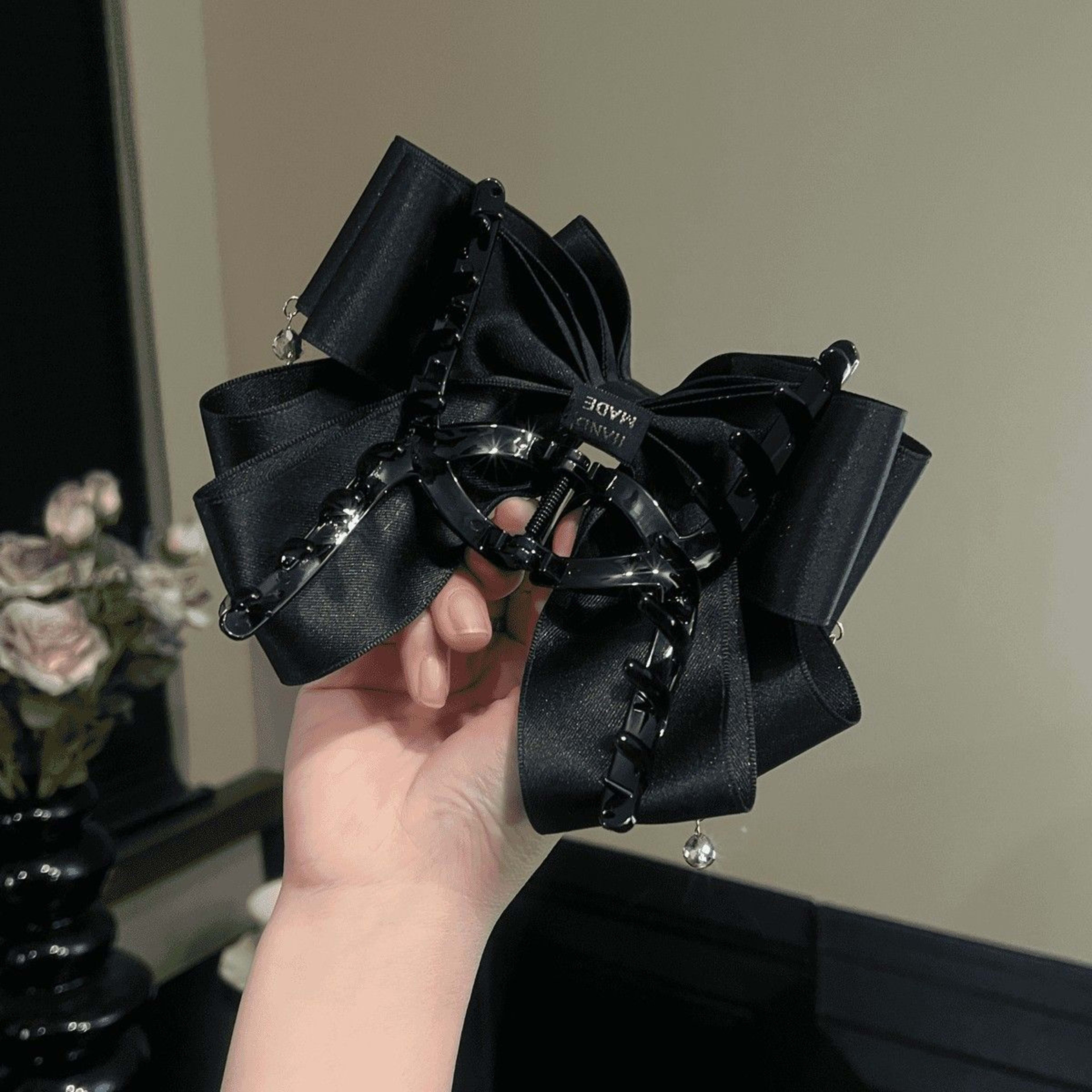 Multi-layer Butterfly Hair Clips With A Sparkling Bow 6