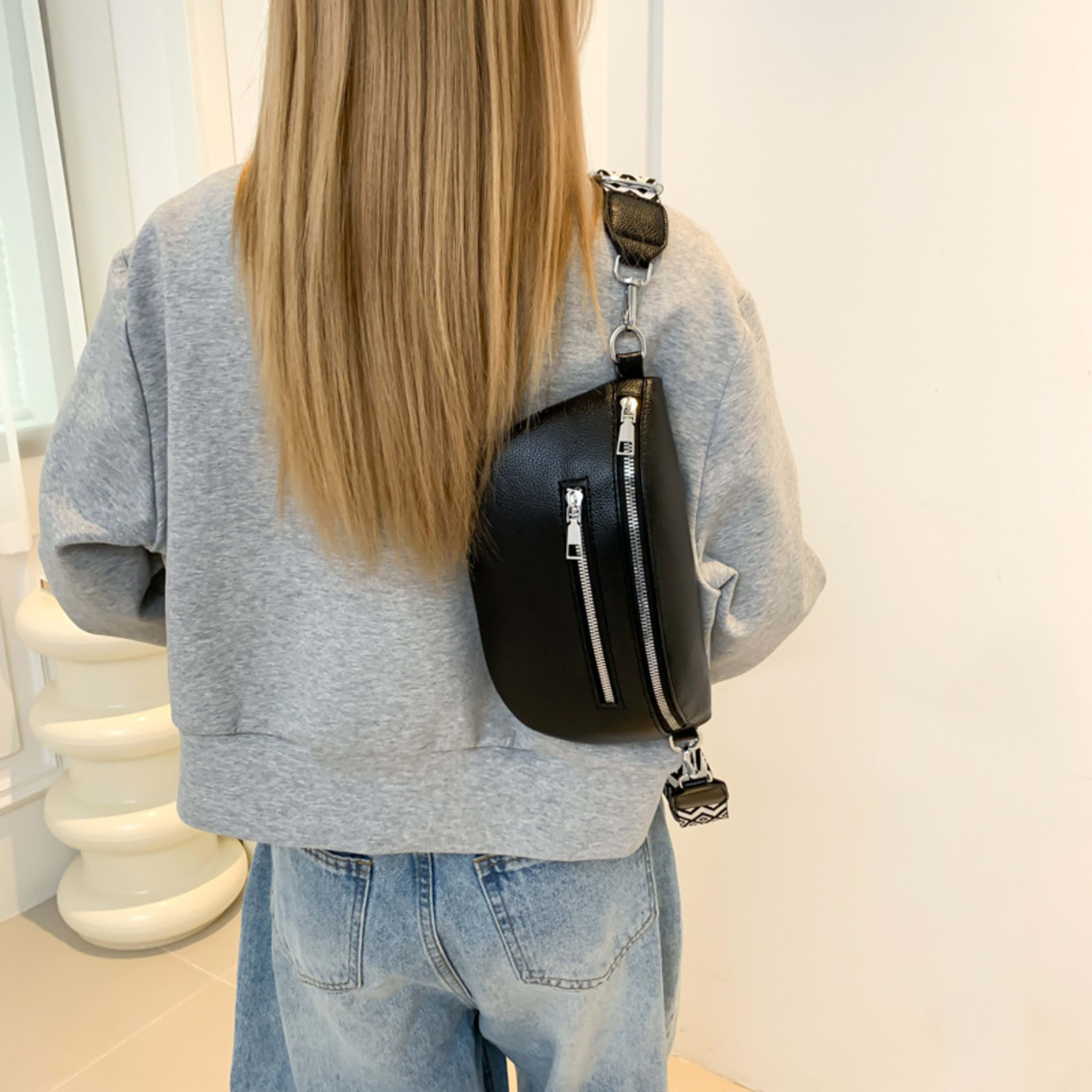Soft Leather Shoulder Crossbody Bag 1