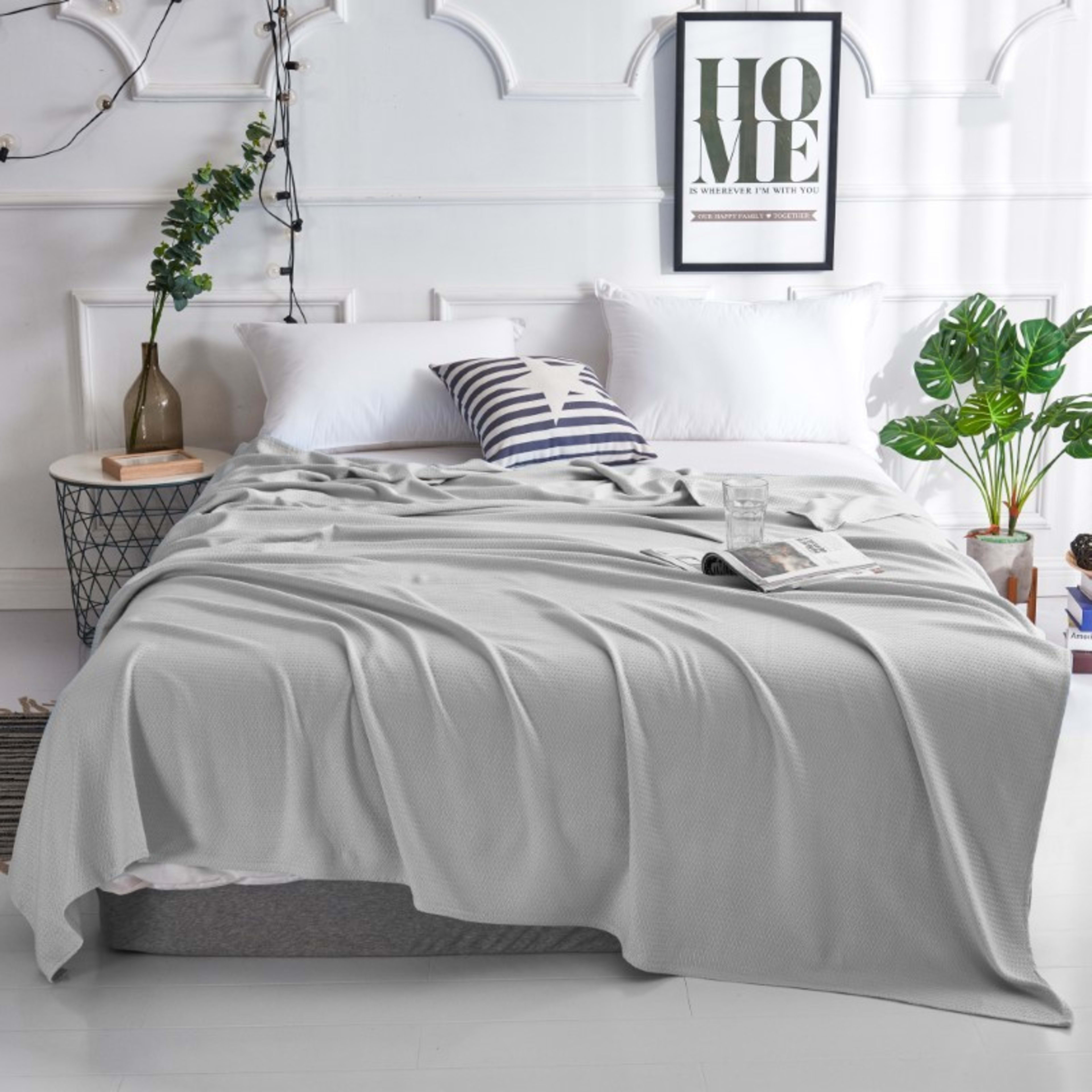 Summer Blanket Ice Silk Towel Quilt Sofa Throw Nap And Air-conditioning Blanket 4