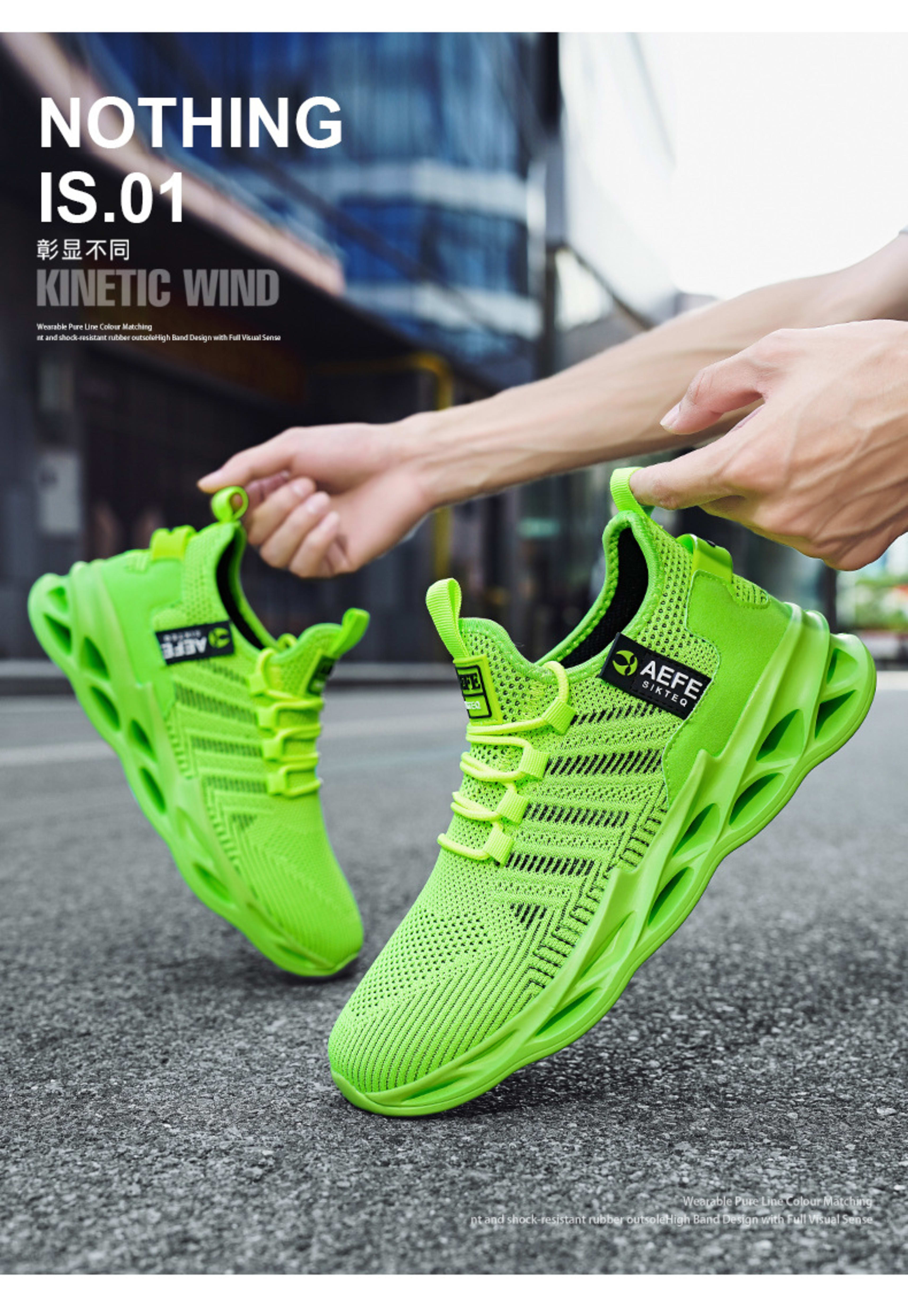 Mesh Breathable Casual Men's Korean Style Plus Size Light Running Shoes 13