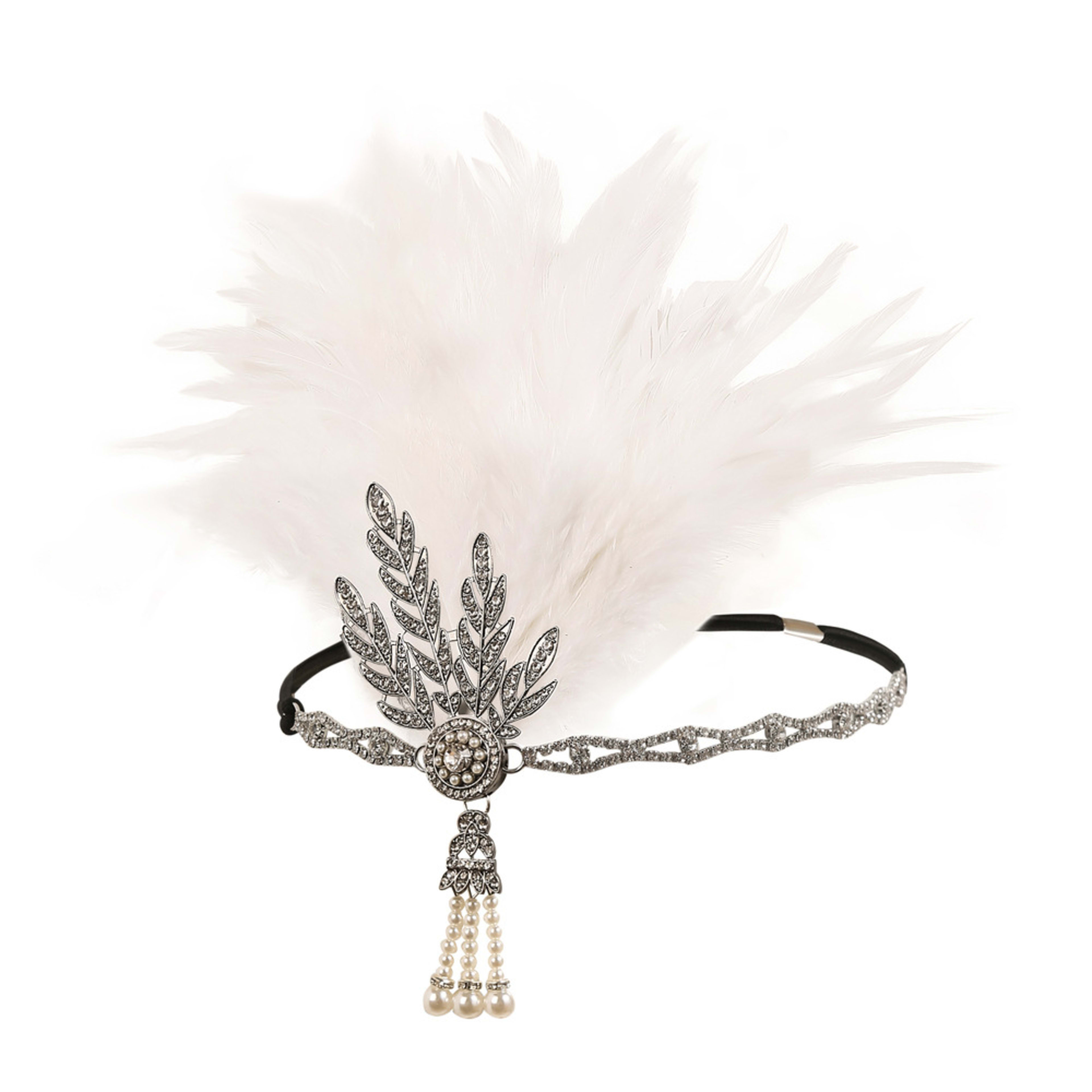 Masquerade Feather Headpiece Cross-Border Vintage Hair Band In European And American Style 2