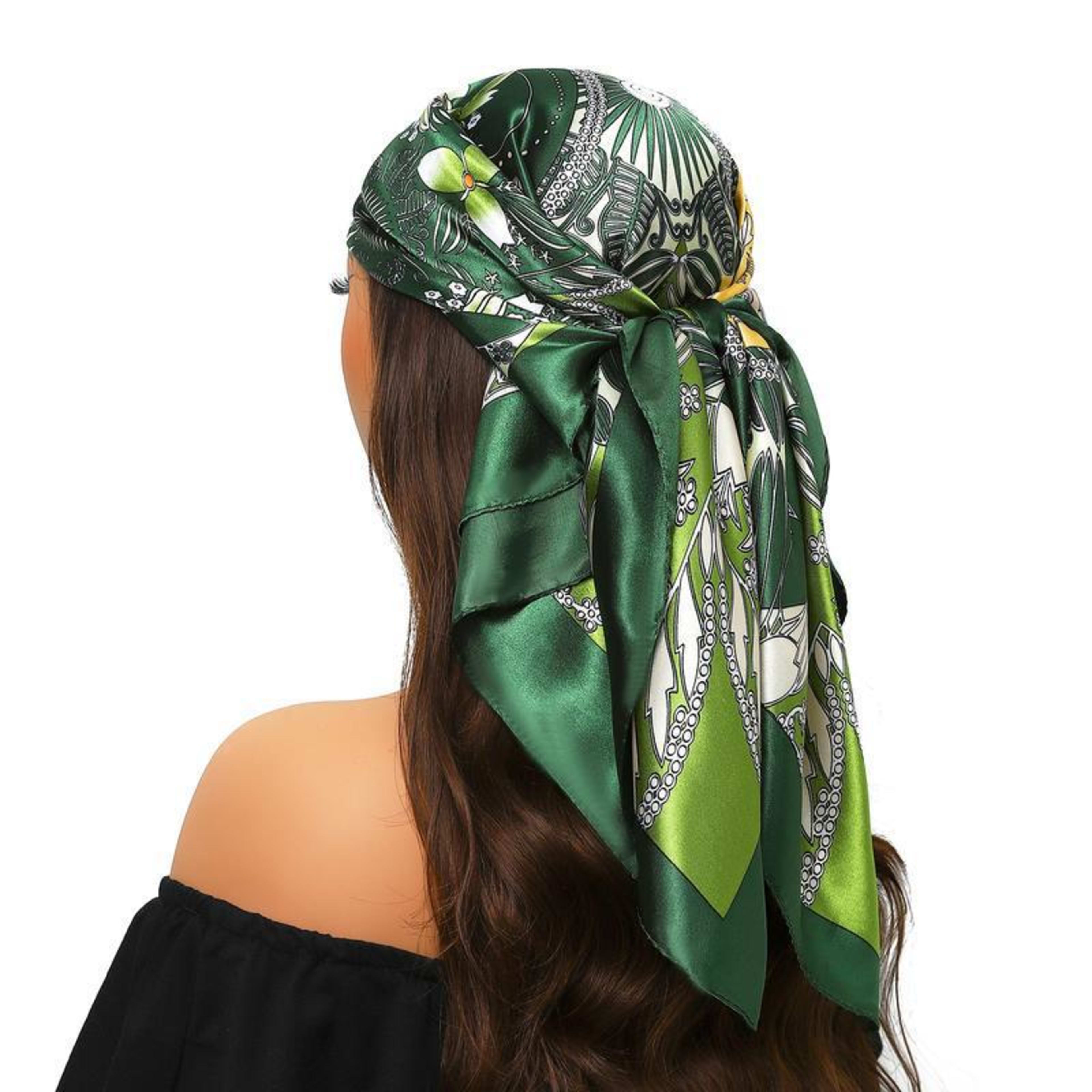 Women's Creative Printed All-Match Shawl Headscarf 2