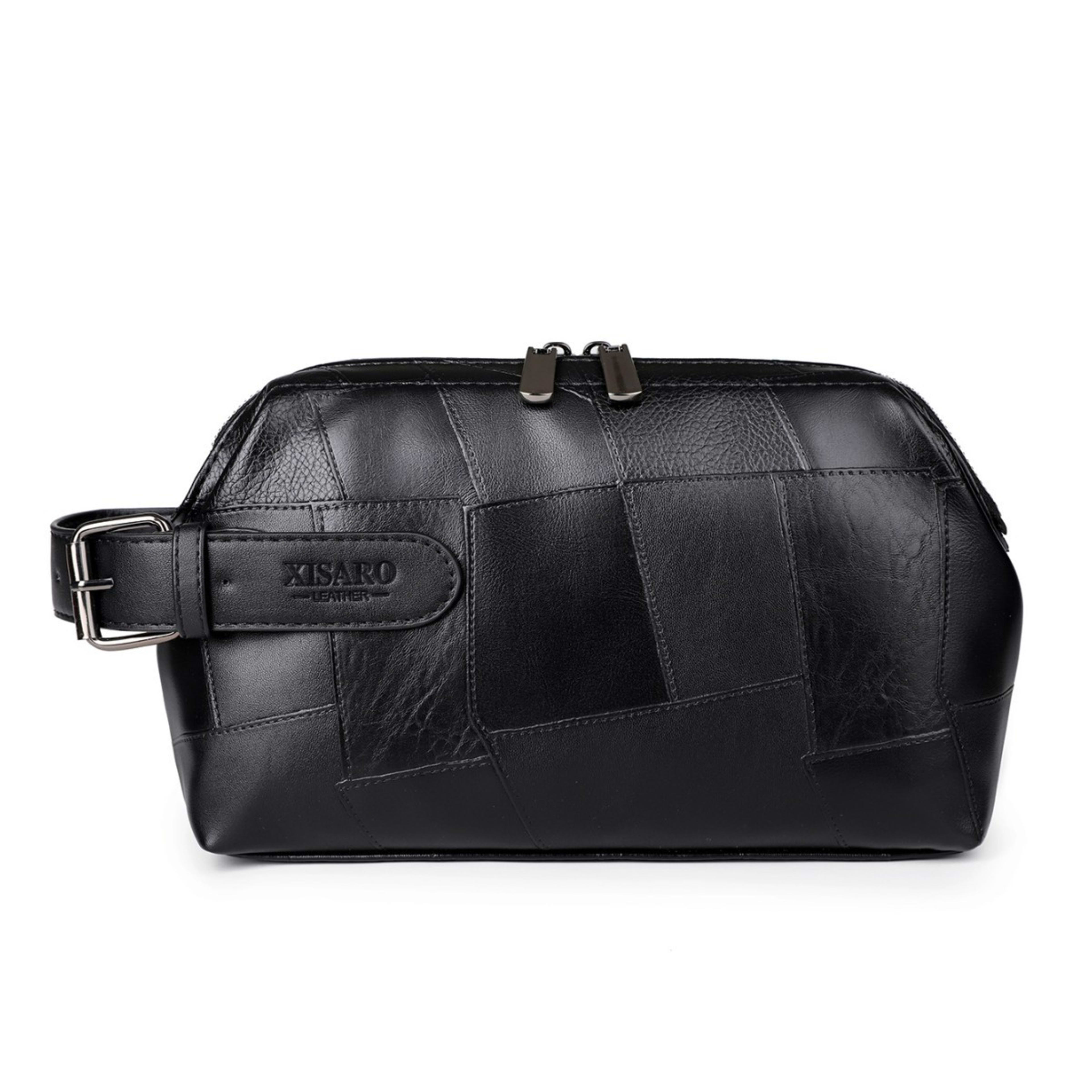 Large Capacity Business Casual Men's Soft Leather Handbag 10