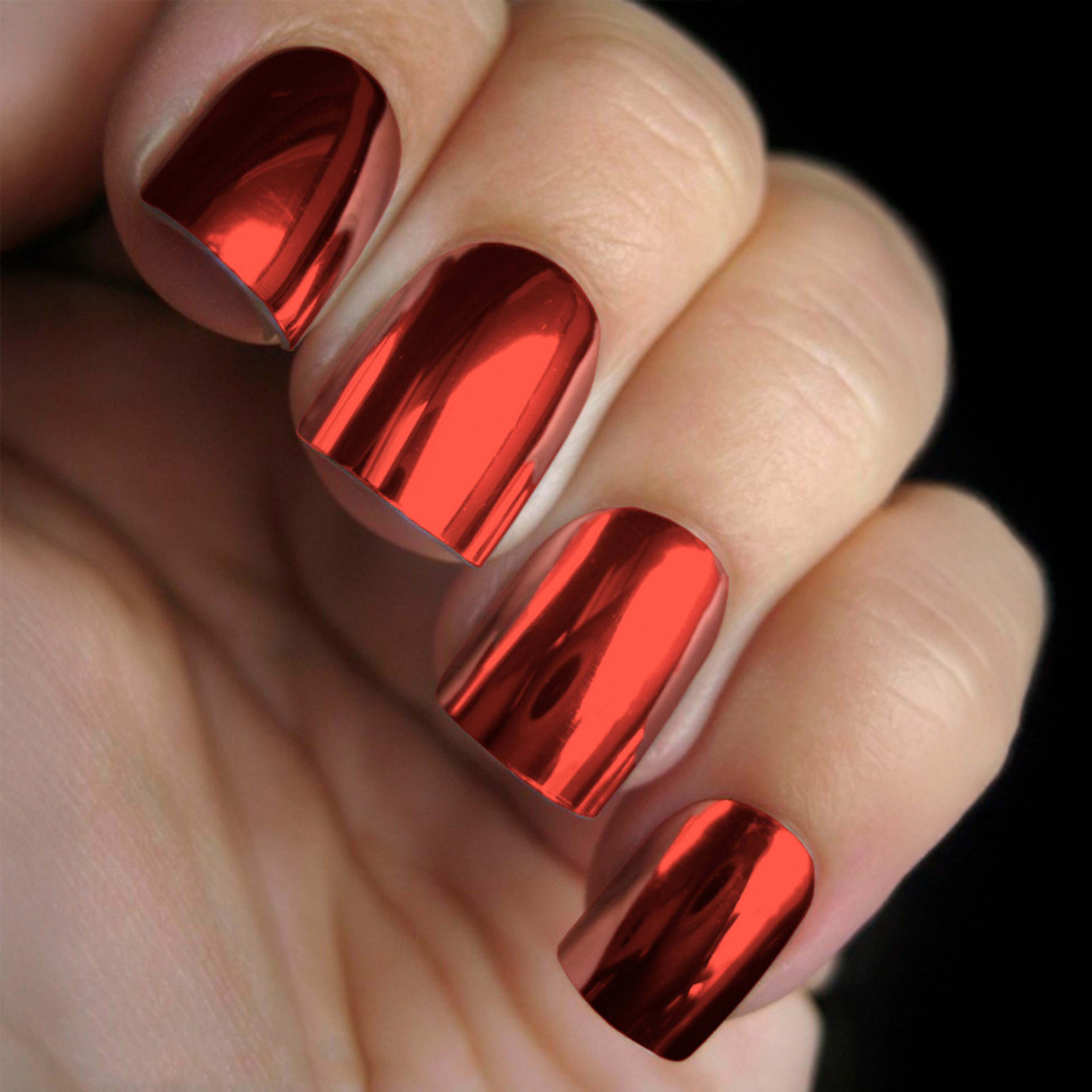 Nail Stickers Multi-color Mirror Metal Texture 7