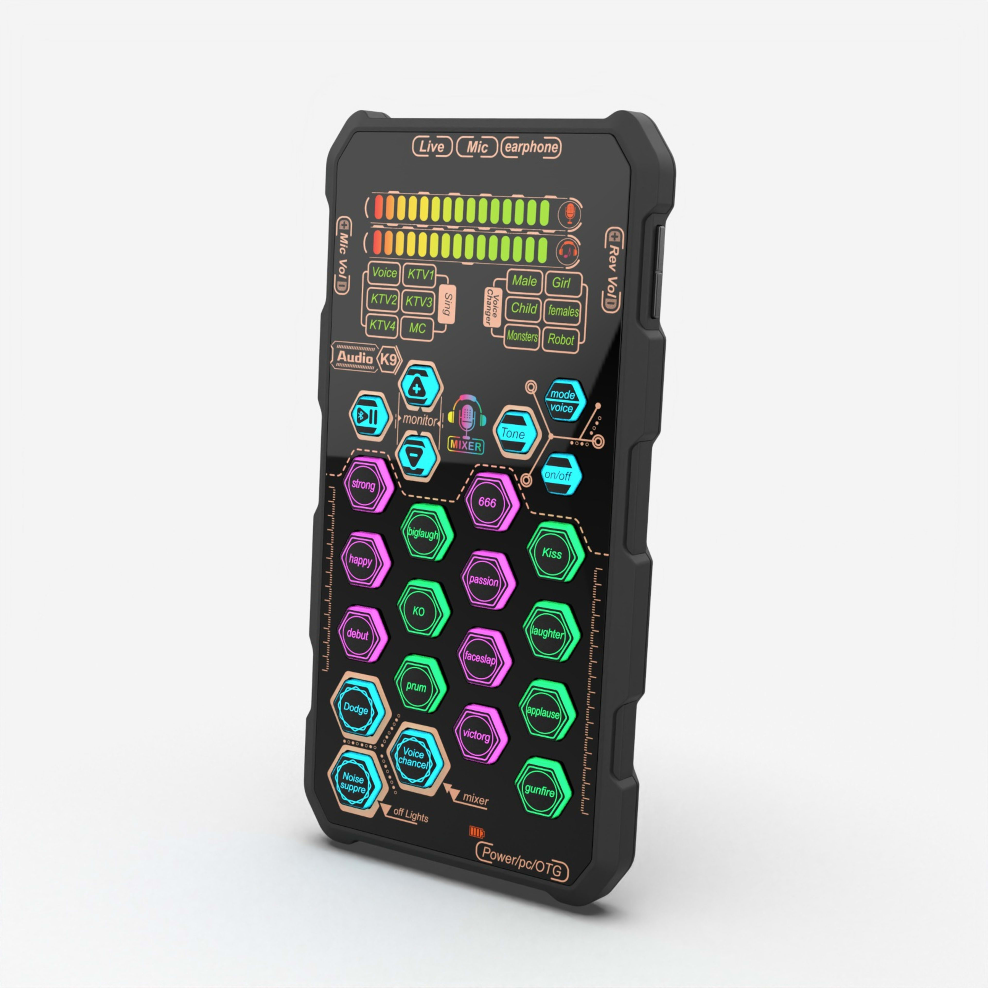 Outdoor Mobile Live Streaming Sound Card Suit 4