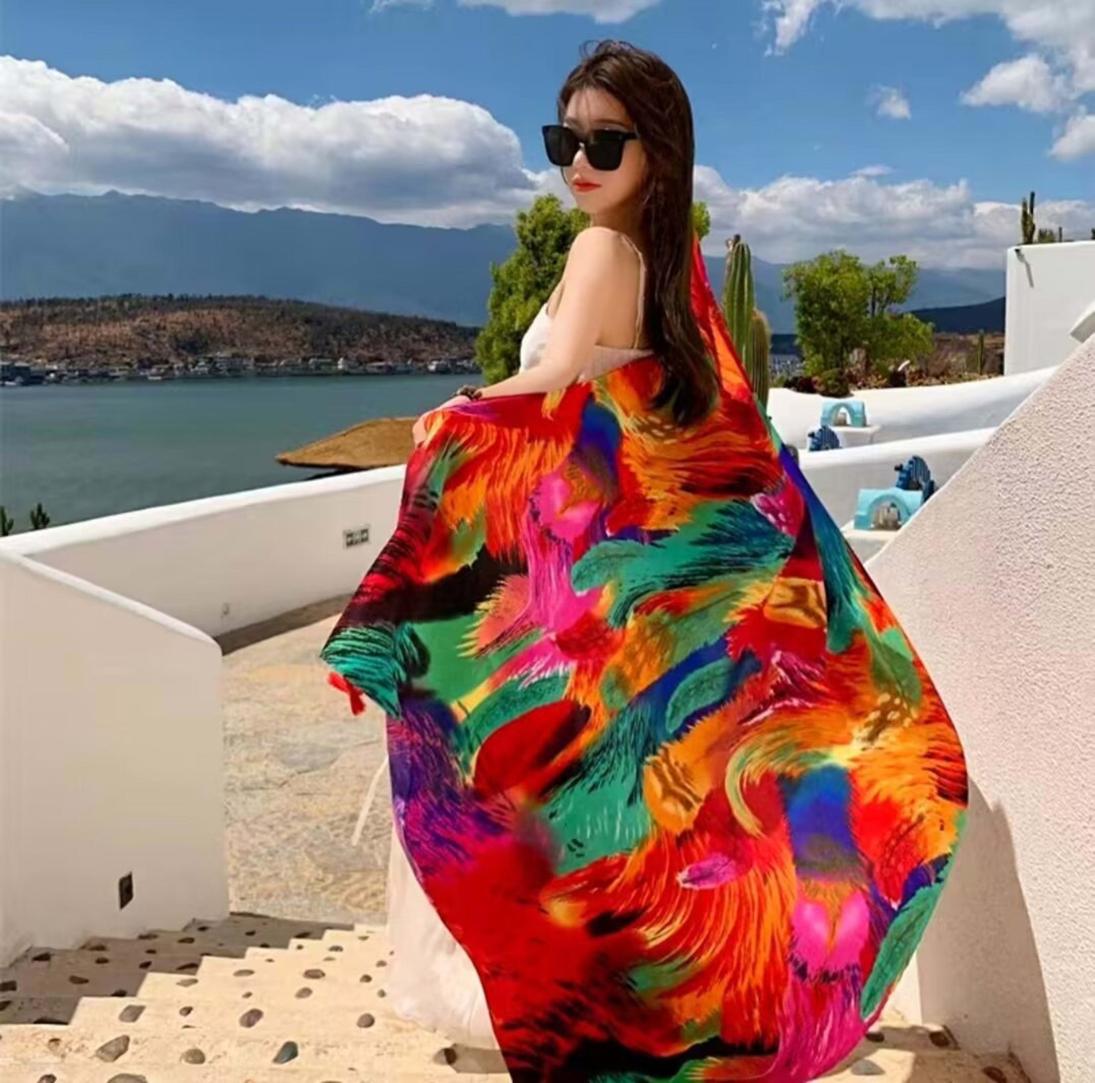 Ethnic-style Dual-use Beach Towel New Arrival 1