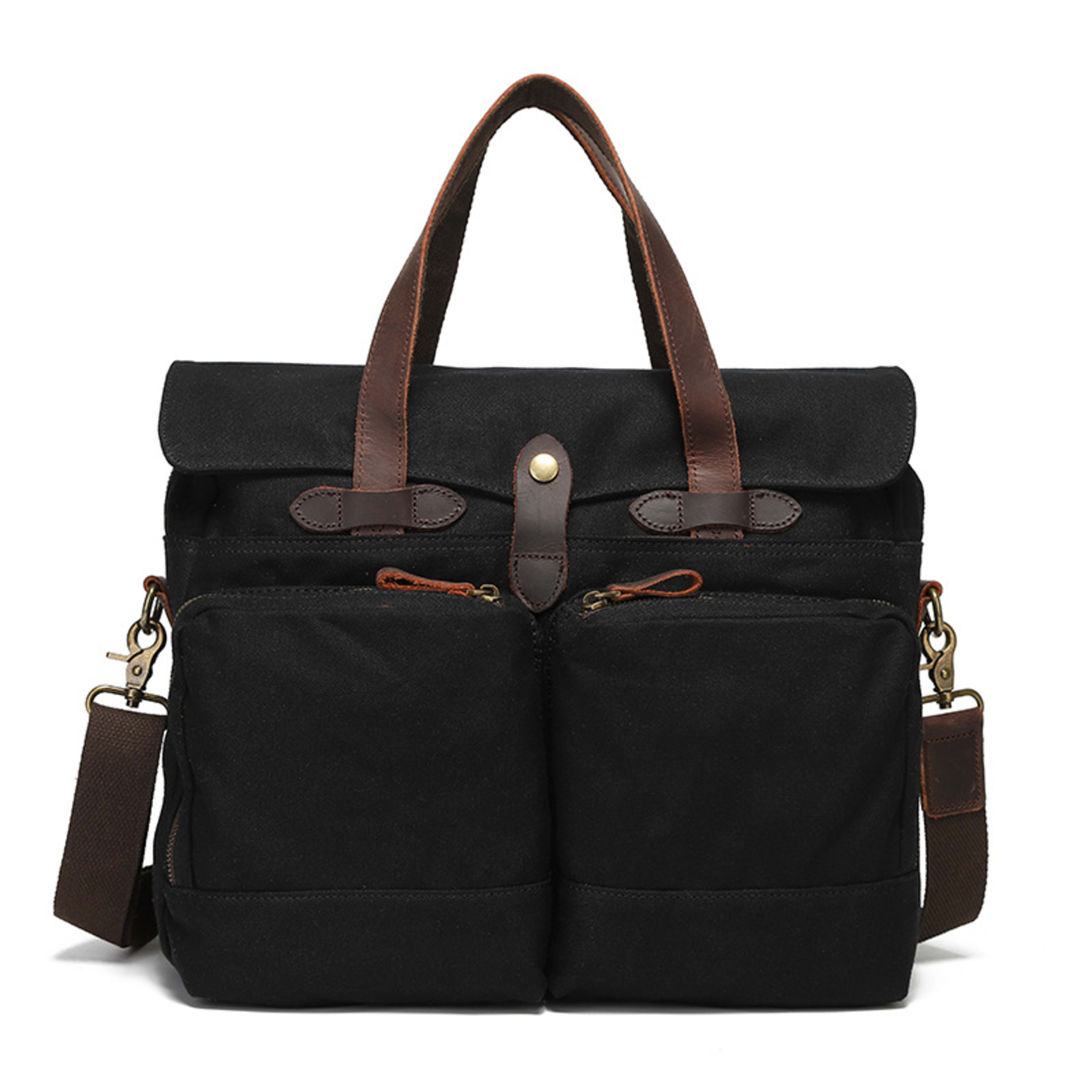 Portable Briefcase Men's One-shoulder Crossbody Outdoor Travel 2