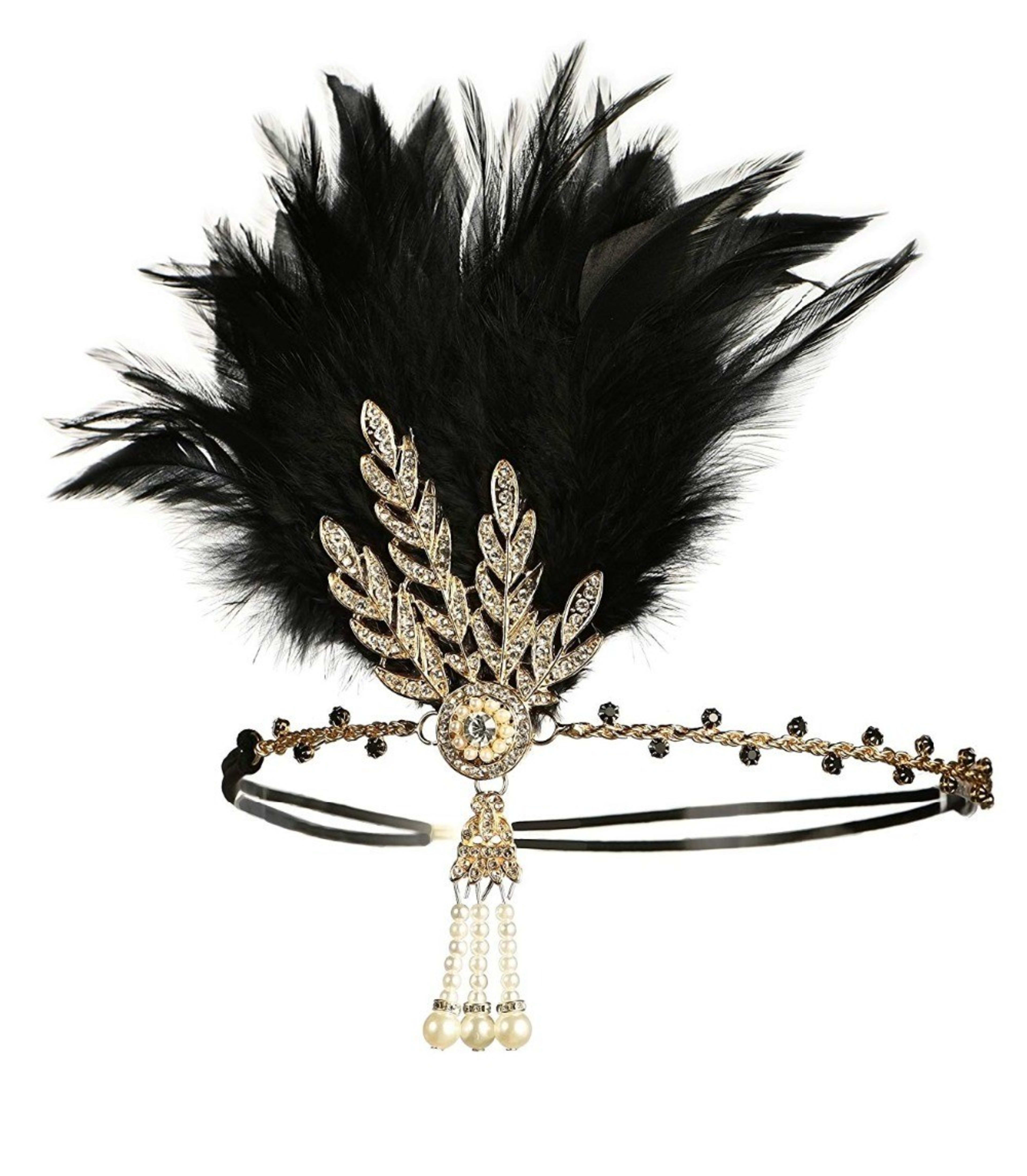 Masquerade Feather Headpiece Cross-Border Vintage Hair Band In European And American Style 11