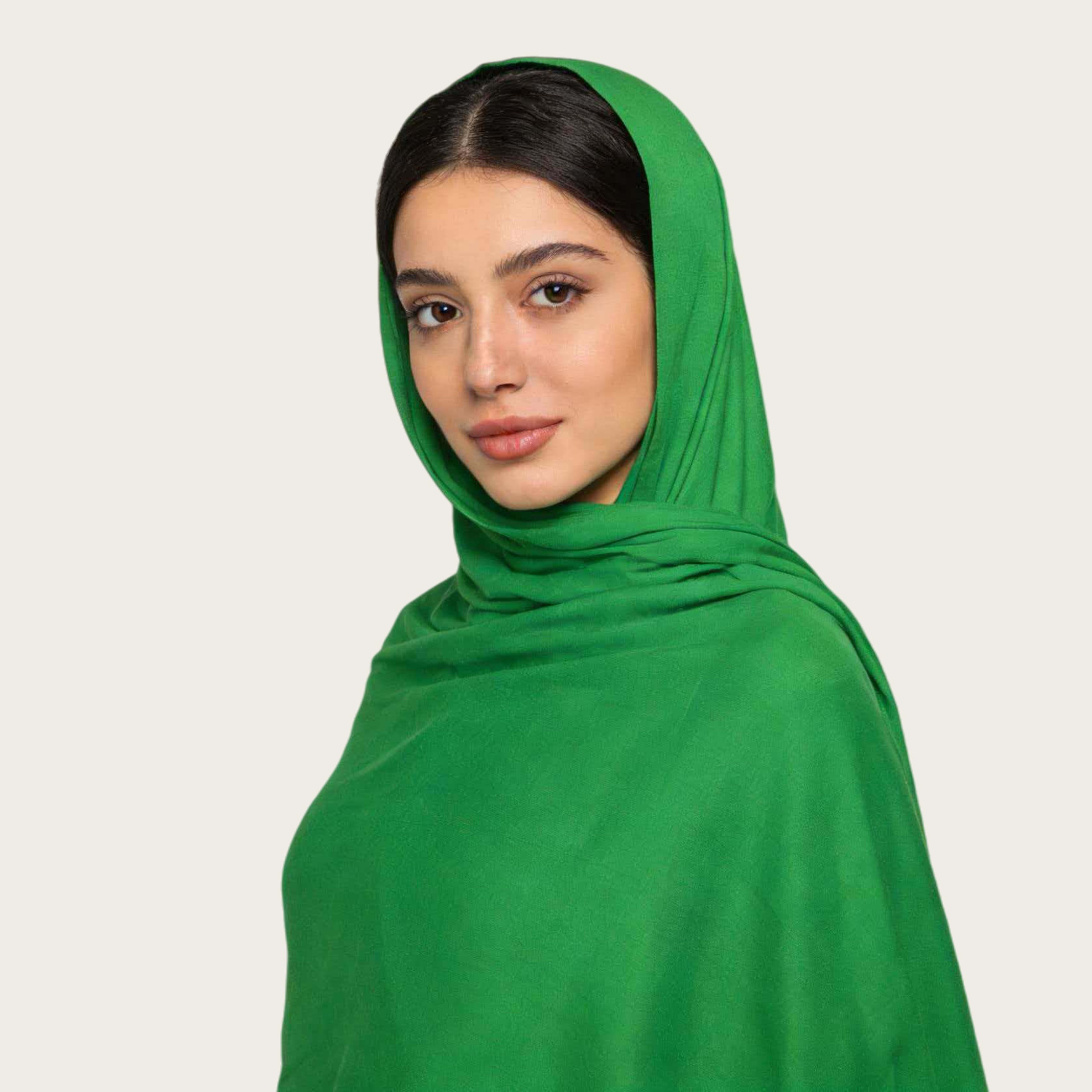 Mercerized Cotton Trendy Versatile Scarf Solid-color Long Scarf 35